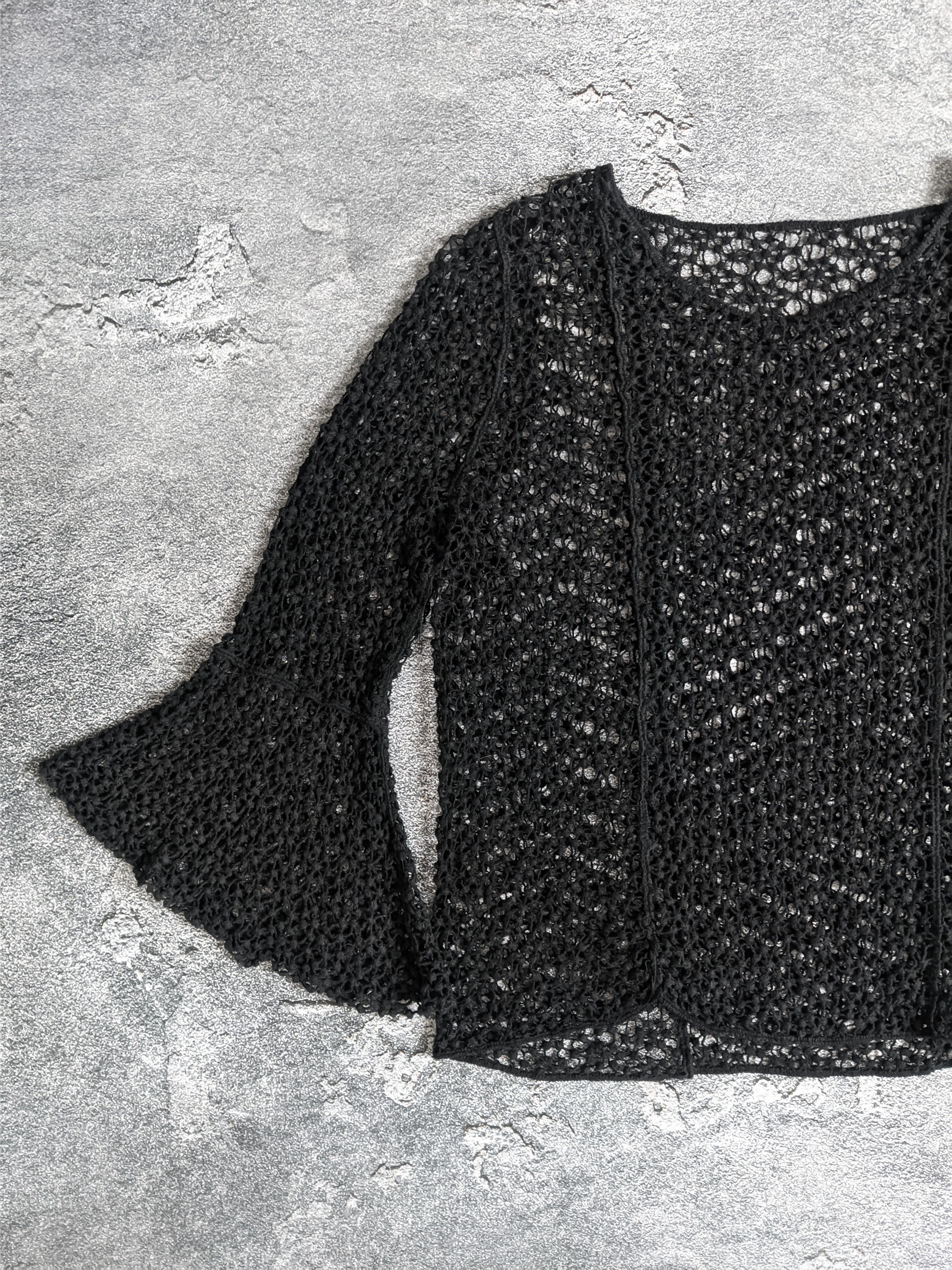 Vintage Avant garde mesh long sleeve gothic y2k Size M / US 6-8 / IT 42-44 - 4 Thumbnail