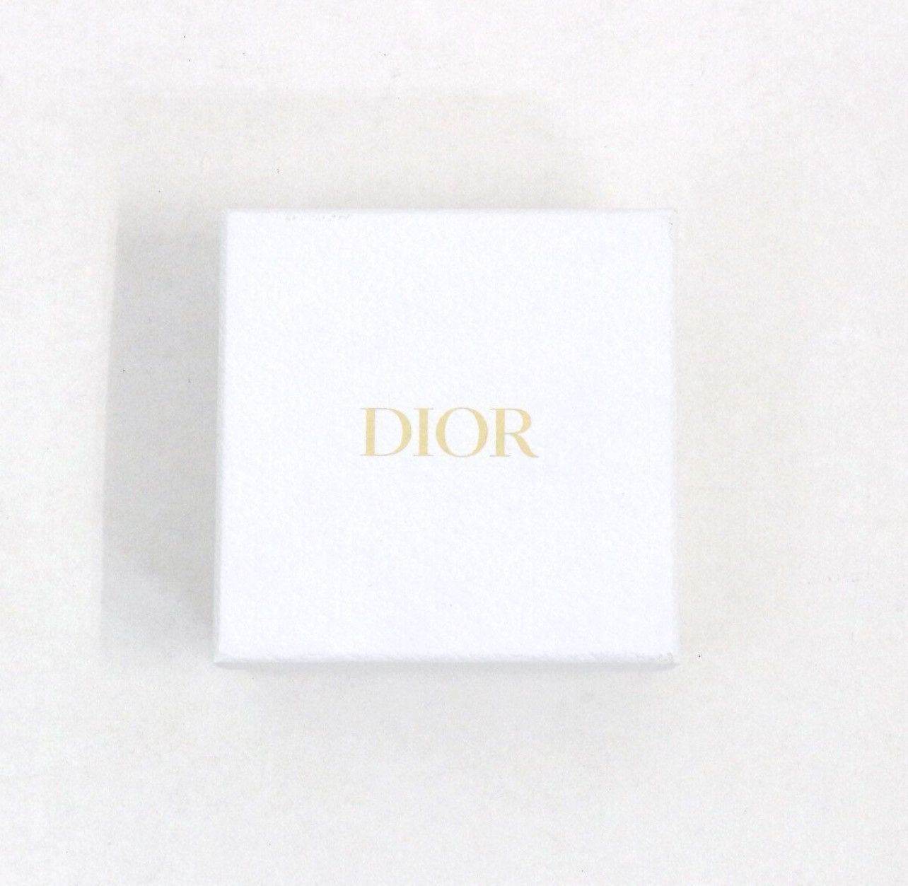 Dior Christian Dior Metallic Gold Grained Calfskin Saddle Lotus W Size ONE SIZE - 9 Thumbnail