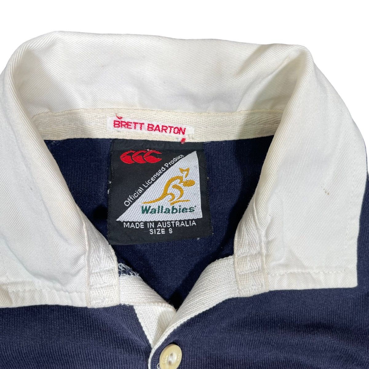 Canterbury of New Zealand Wallabies Australia Canterbury Vintage2001 Polo Rugby Jersey Size US S / EU 44-46 / 1 - 4 Thumbnail