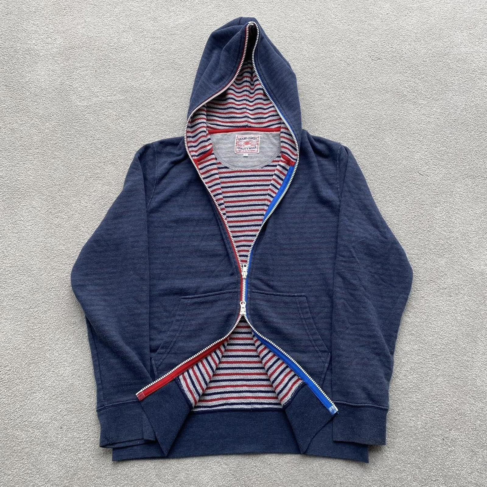 Beams Plus Beams Heart Japan Full Zip Hoodie Hooded Jumper Sweatshirt Size US L / EU 52-54 / 3 - 2 Thumbnail