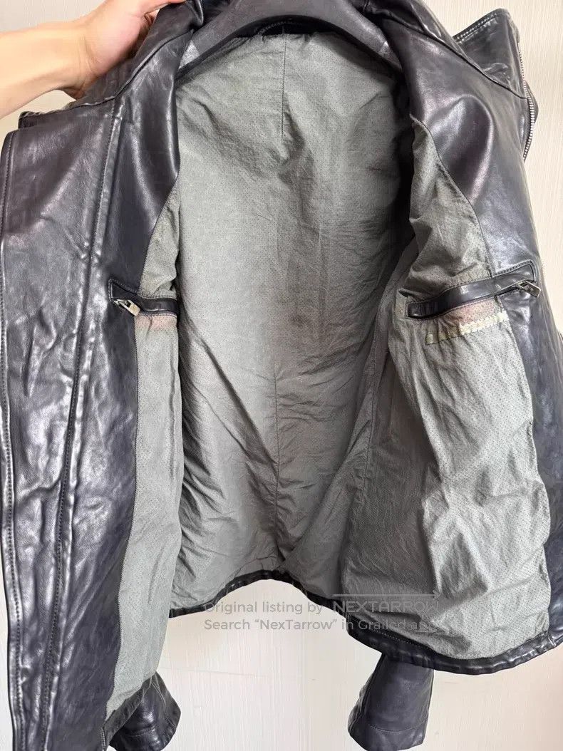 Carol Christian Poell Carol Christian Poell Iron Elbow Diagonal Zipper Leather J Size US S / EU 44-46 / 1 - 8 Thumbnail