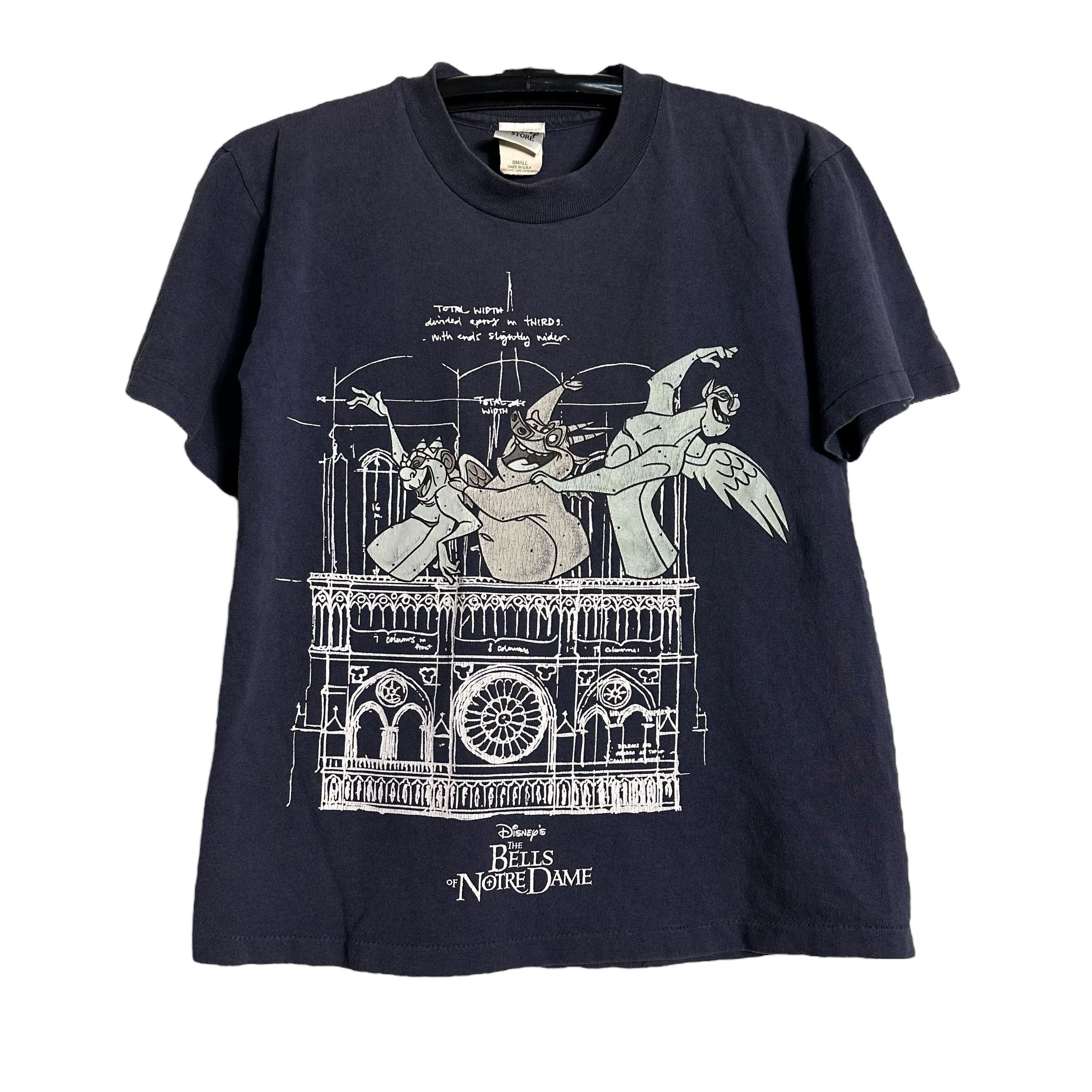 Disney 🔥RARE🔥Vintage Disney Hunchback of Notre Dame T-shirt Size US S / EU 44-46 / 1 - 1 Thumbnail