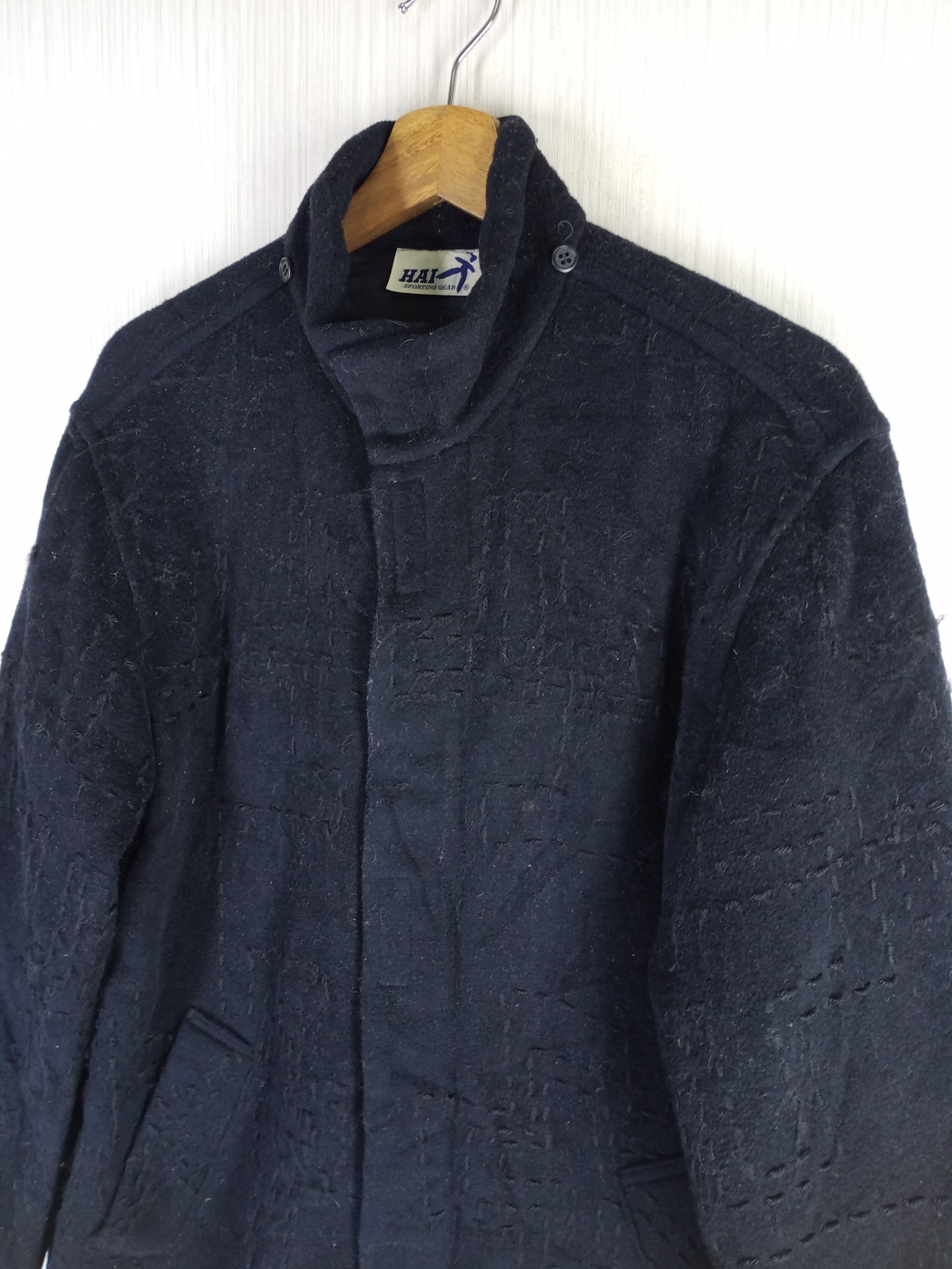 Hai Sporting Gear Rare Vintage Hai Sporting Gear ISSEY MIYAKE Wool Jacket Size US L / EU 52-54 / 3 - 4 Thumbnail