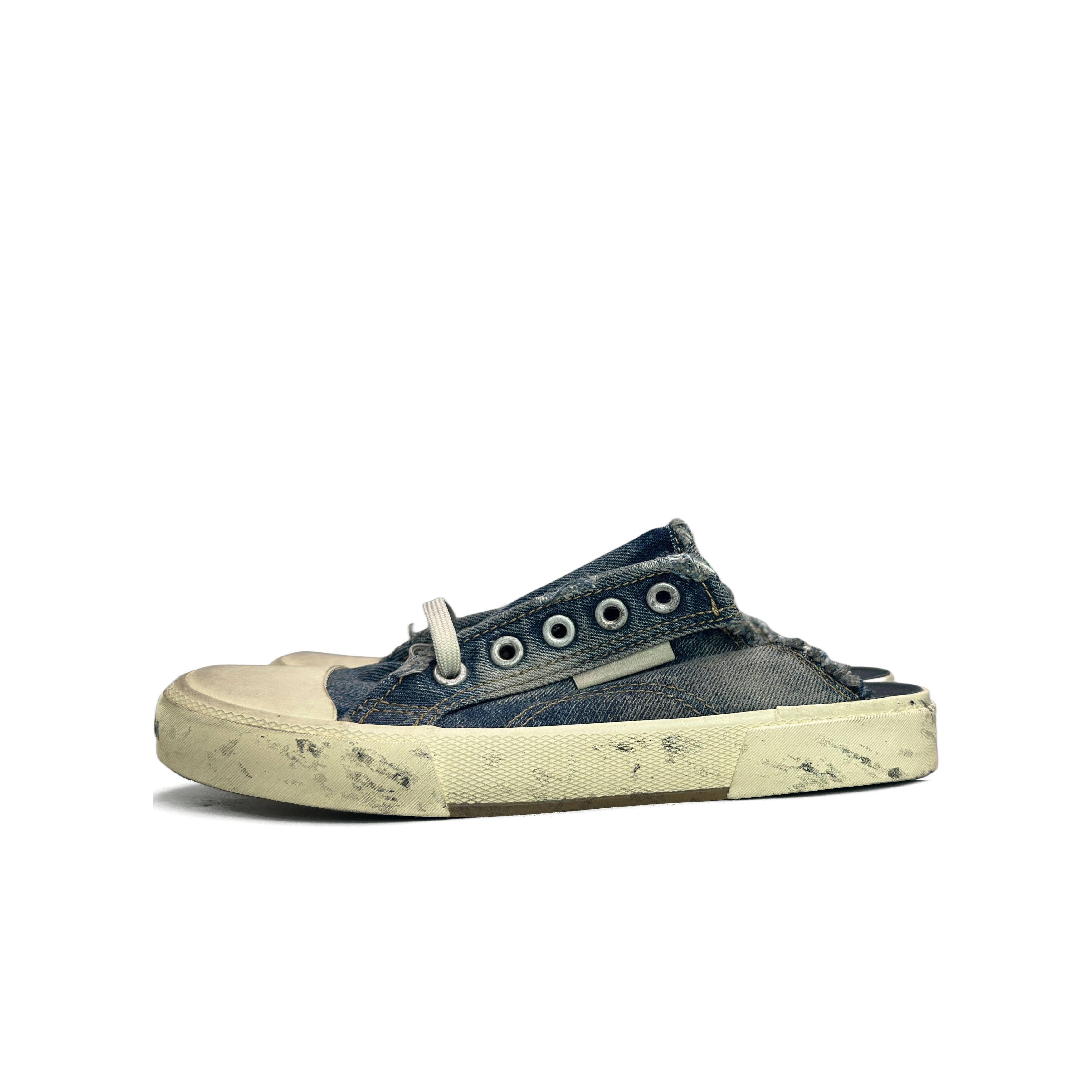 Balenciaga Balenciaga Denim Paris Mule Sneakers it 38 | Grailed