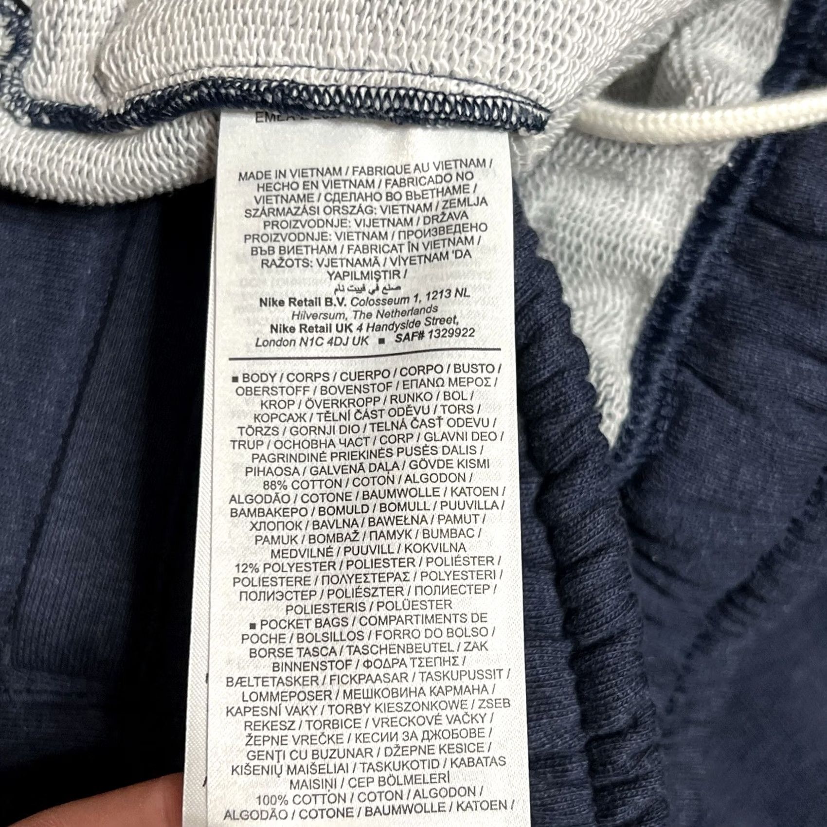 Nike Nike Lab Team USA Soccer Heavyweight Fleece Terry Shorts Mens XL Blue 7in Inseam Drawstring Athletic 88% Cotton 12% Polyester NWT FN1140-473 Size US 36 / EU 52 - 7 Thumbnail