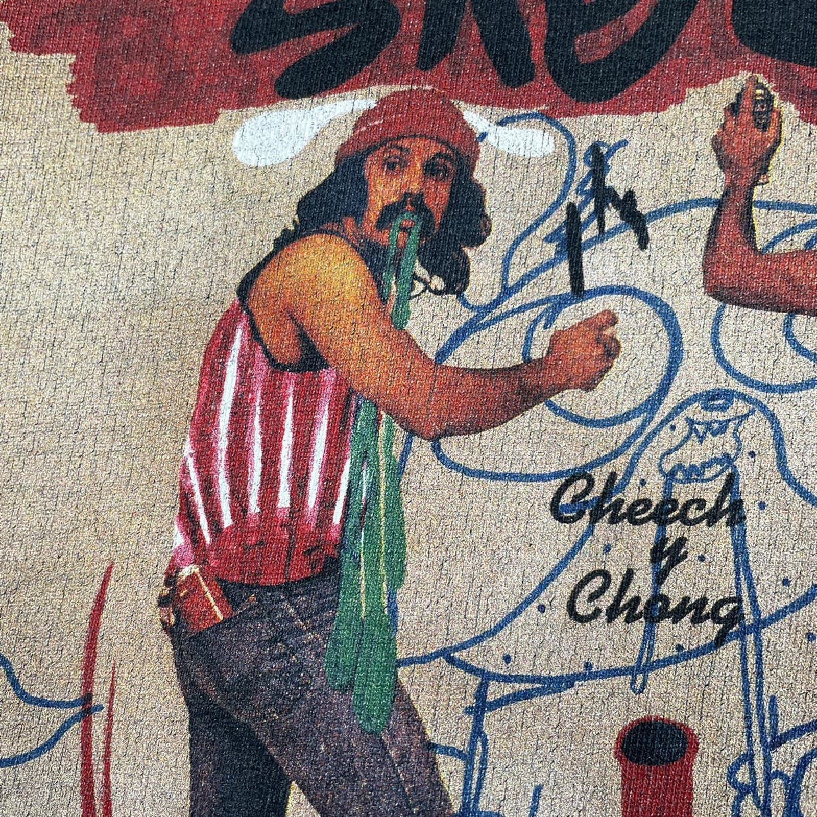 Japanese Brand × Skoloct × Vintage 🇯🇵SKOLOCT Cheech and Chong Graffiti T Size US M / EU 48-50 / 2 - 5 Thumbnail