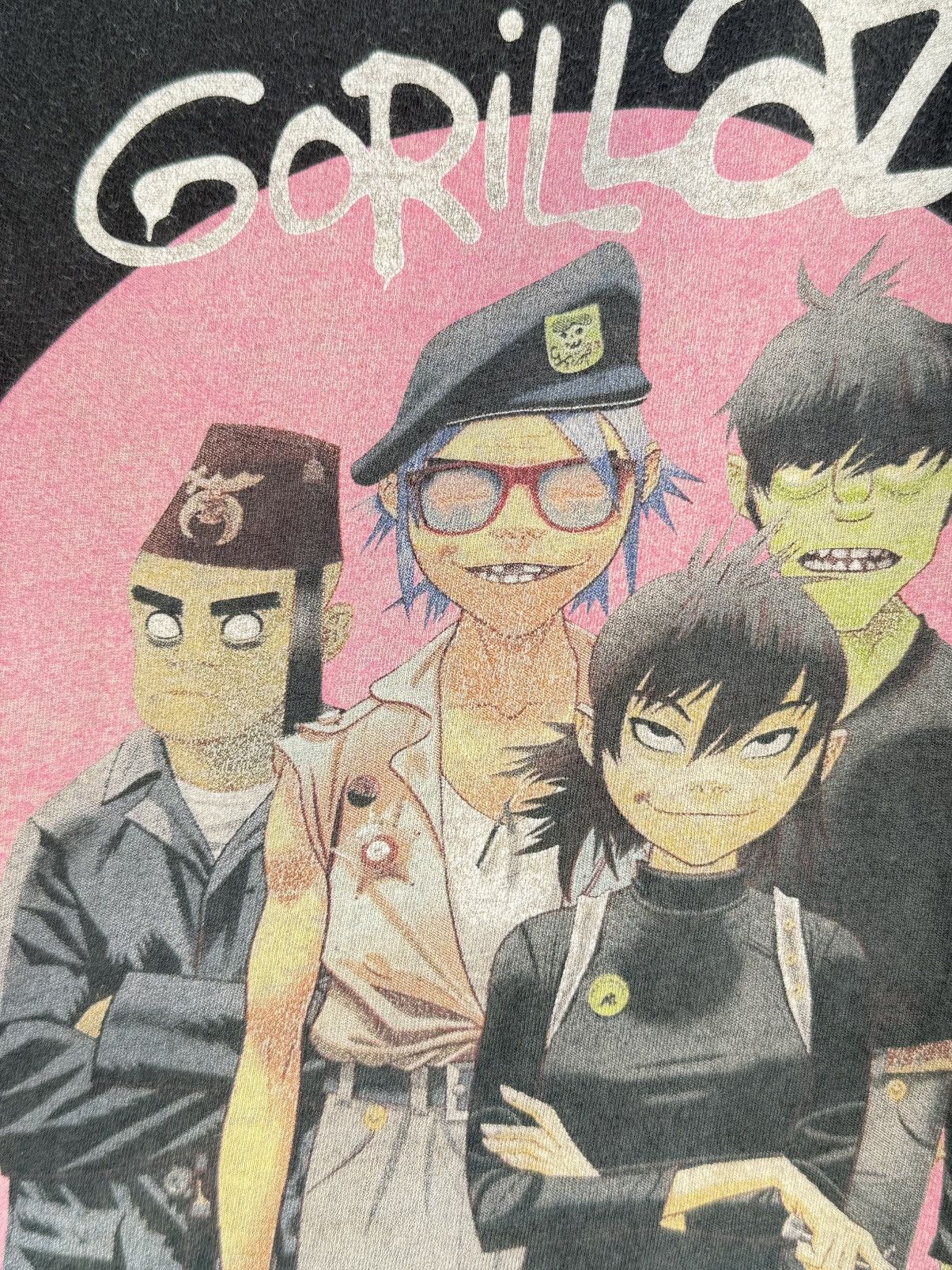 Band Tees Vintage Y2K Gorillaz English Virtual Band Faded Grunge Tee Size US L / EU 52-54 / 3 - 3 Thumbnail