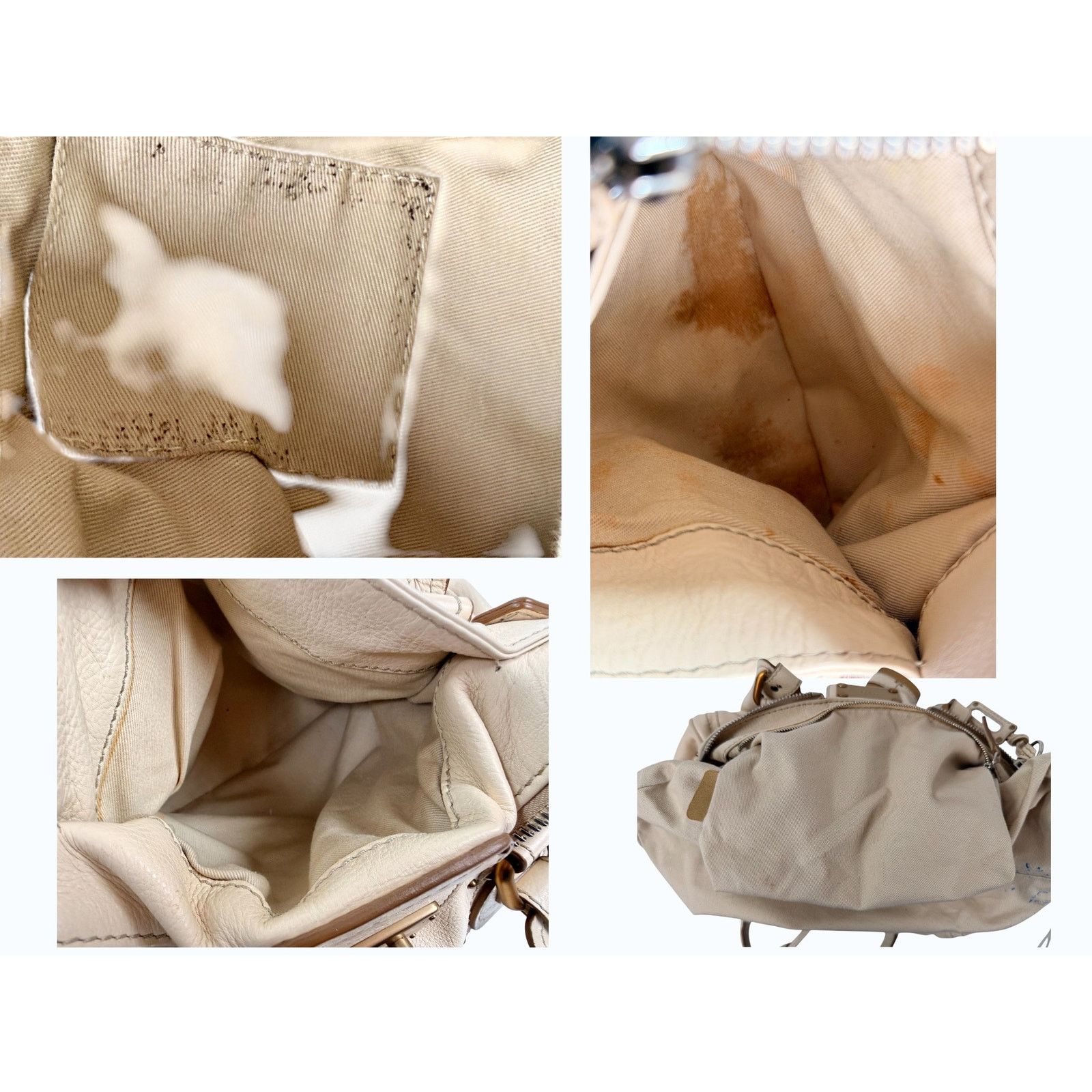 Chloe Chloe Ivory Paddington Medium Satchel Bag Size ONE SIZE - 15 Thumbnail