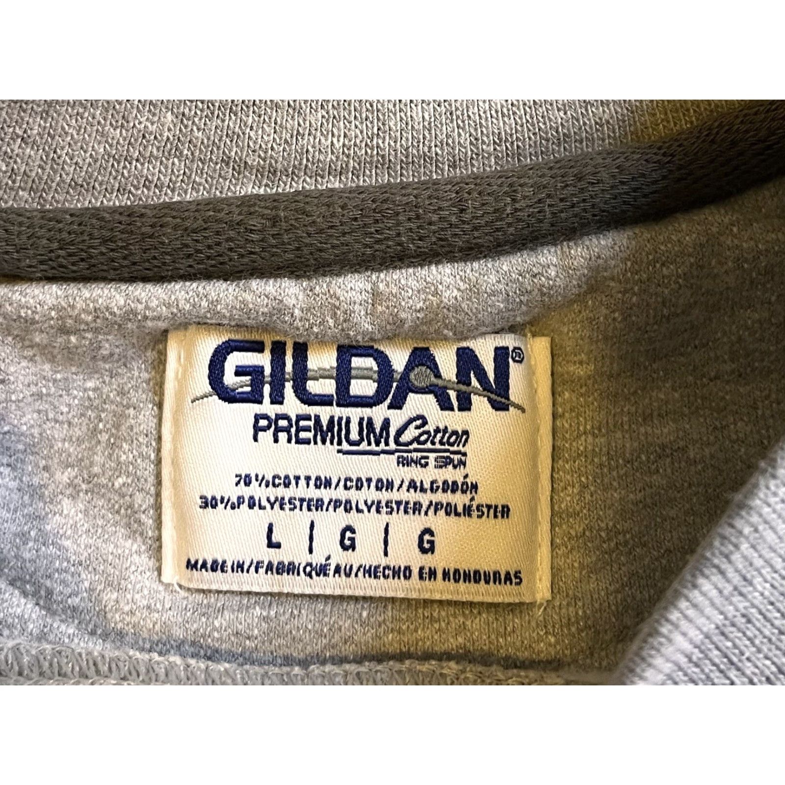 Gildan VINTAGE Gildan US Army Veteran Sweatshirt Men Large L Grey Black Graphic Print Crew Neck Embroidered Logo Autumn Winter Size US L / EU 52-54 / 3 - 4 Thumbnail