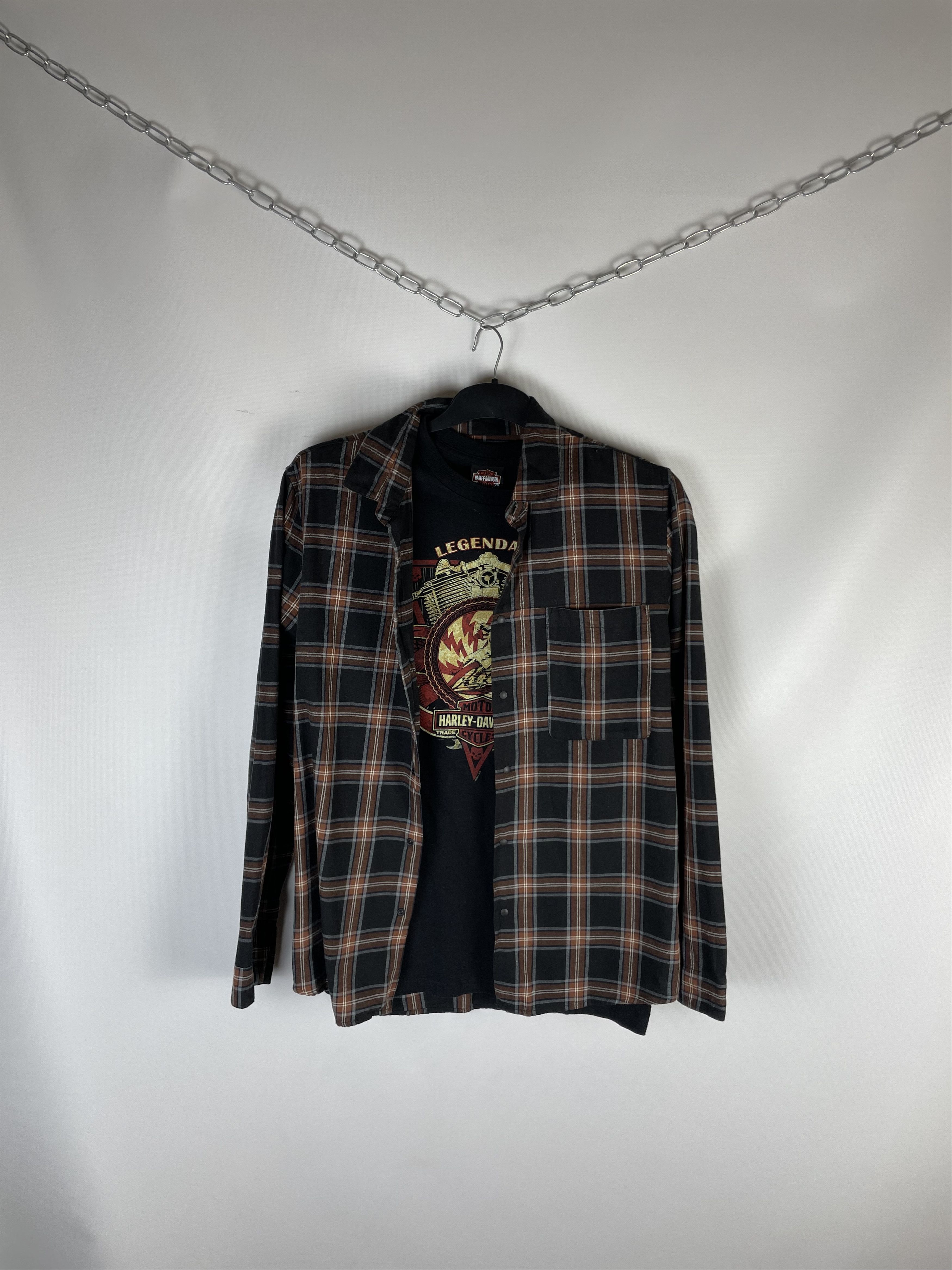 Flannel Flannel Folk Shirt Button Ups Size US L / EU 52-54 / 3 - 1 Thumbnail
