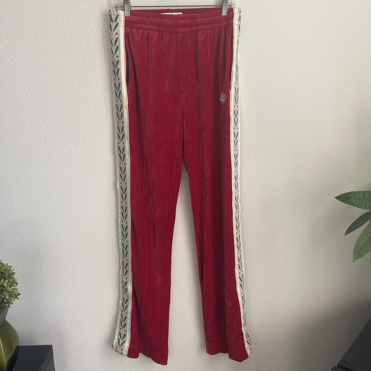 Casablanca Casablanca Tennis Club Logo Patch Striped Track Pants Size US 32 / EU 48 - 1 Thumbnail
