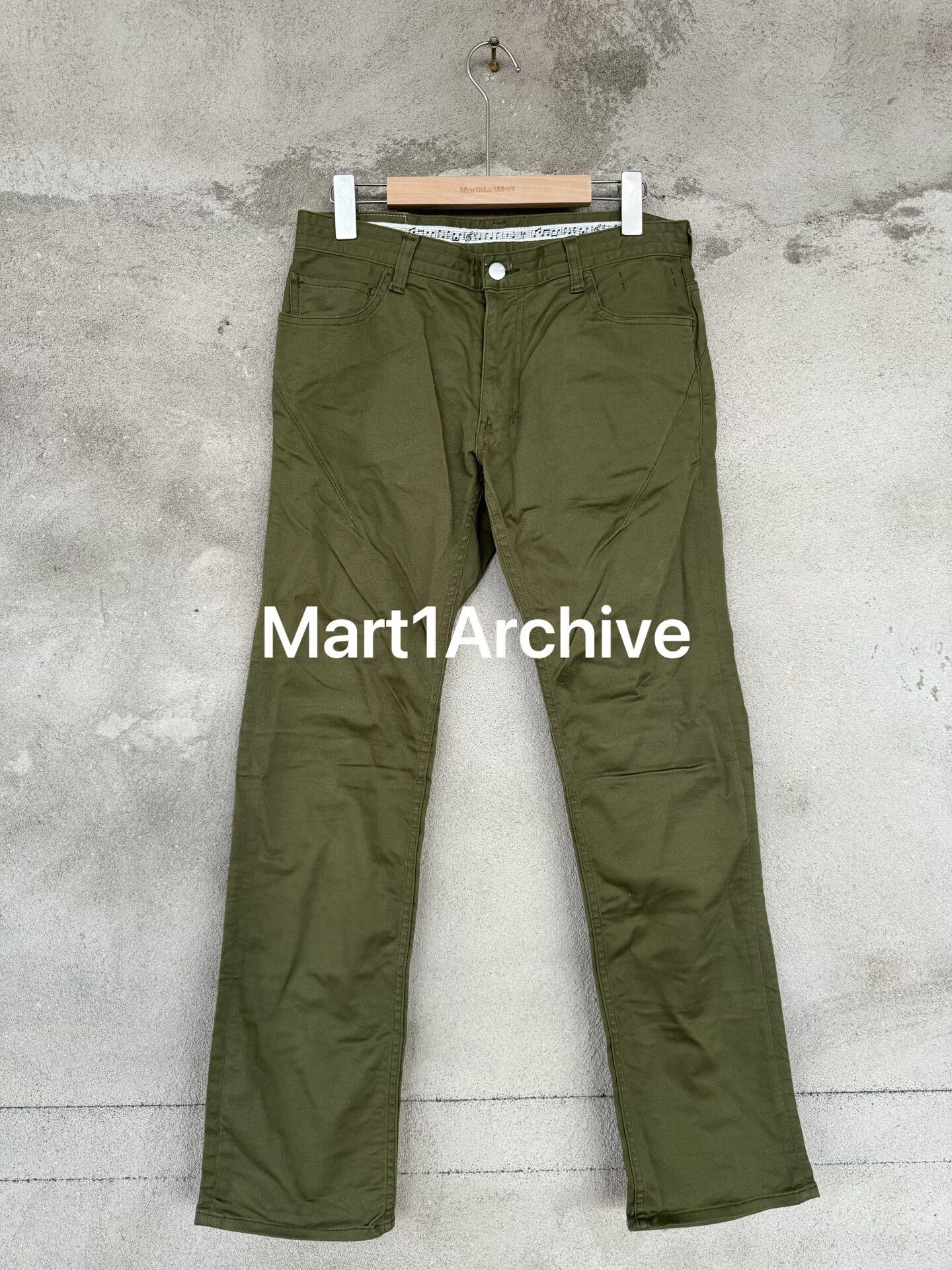 Number (N)ine Number Nine Military Green Casual Pants Size US 34 / EU 50 - 1 Thumbnail