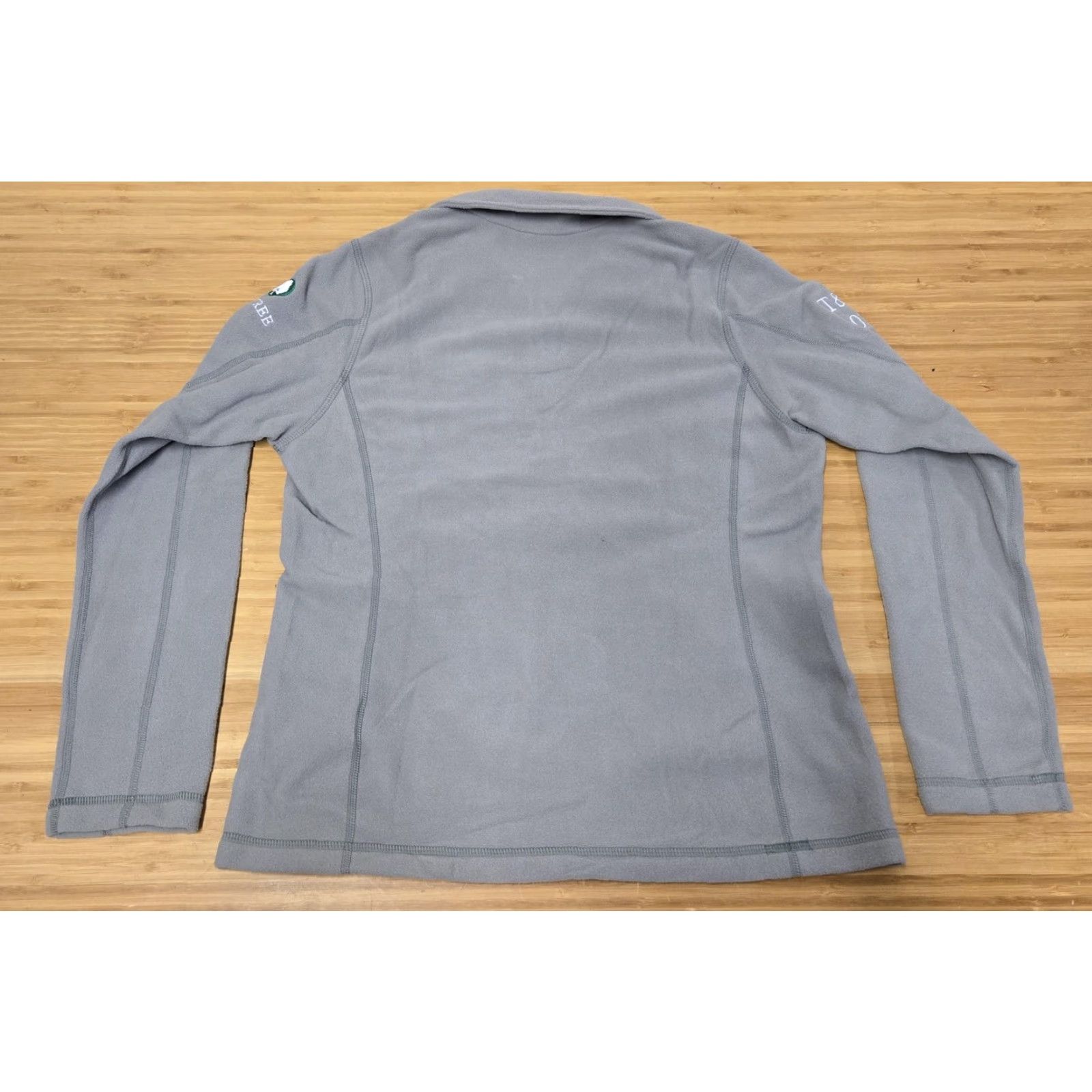 Patagonia VINTAGE Patagonia Fleece Pullover Womens M Gray 1/4 Zip OAKTREE Embroidered Logo Size M / US 6-8 / IT 42-44 - 7 Thumbnail