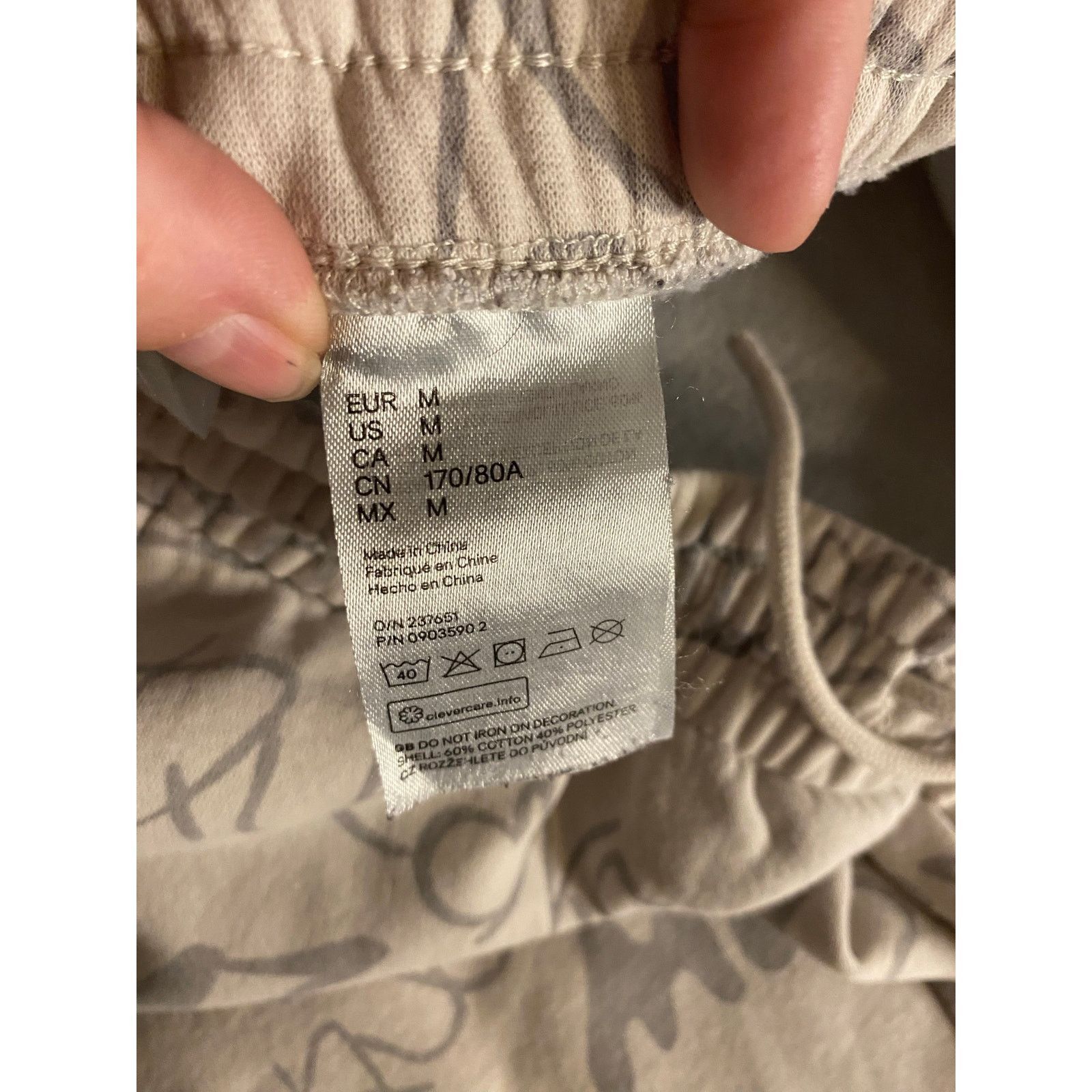 Other Streetwear Graffiti Print Beige Jogger Sweatpants Size M Size US 32 / EU 48 - 3 Thumbnail