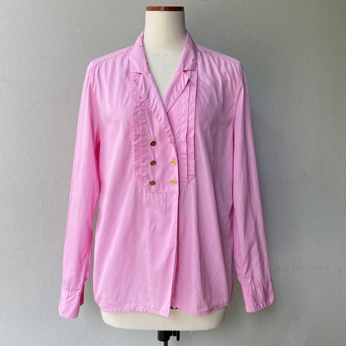 Chanel CHANEL Sweet Blossom Pink Chanel Blouse Size L / US 10 / IT 46 - 19 Thumbnail