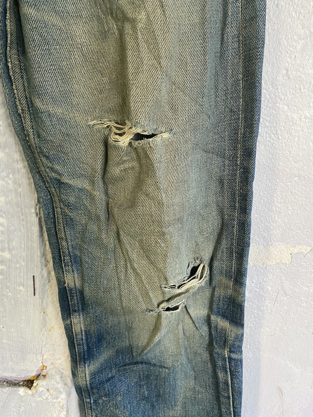 A.P.C. A.P.C Distressed Denim Jeans Pants Size US 30 / EU 46 - 10 Thumbnail