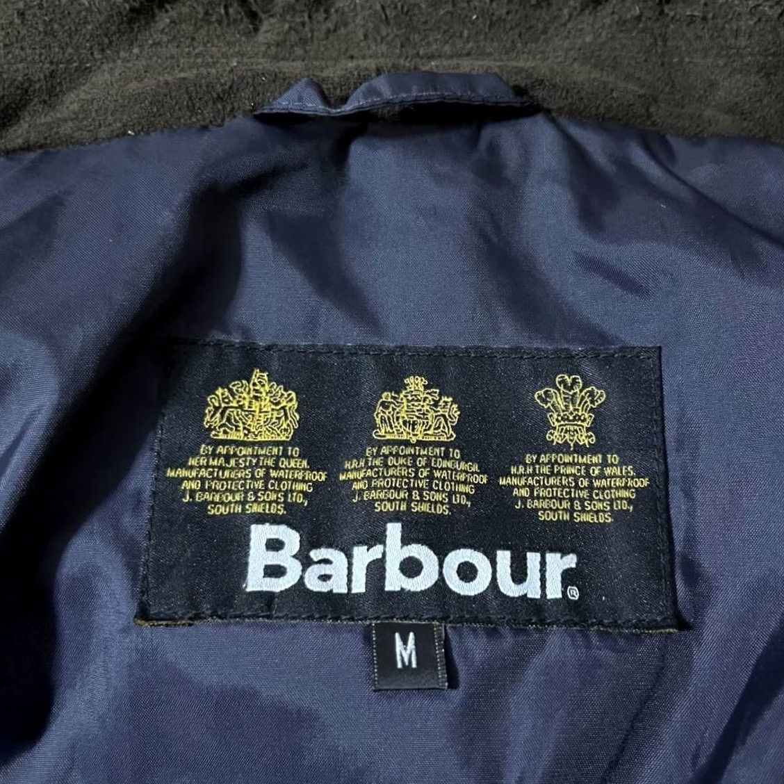 Barbour Barbour Quilted Jacket Navy Blue Diamond Quilt Coat Men's Size US M Liddesdale – Vintage Jacket Size US M / EU 48-50 / 2 - 4 Thumbnail