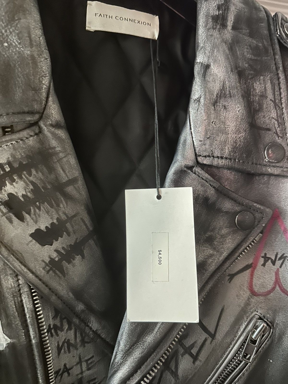 Faith Connexion Dust of Gods x Faith Connexion X MattewHyte Leather Jacket Size US M / EU 48-50 / 2 - 3 Thumbnail