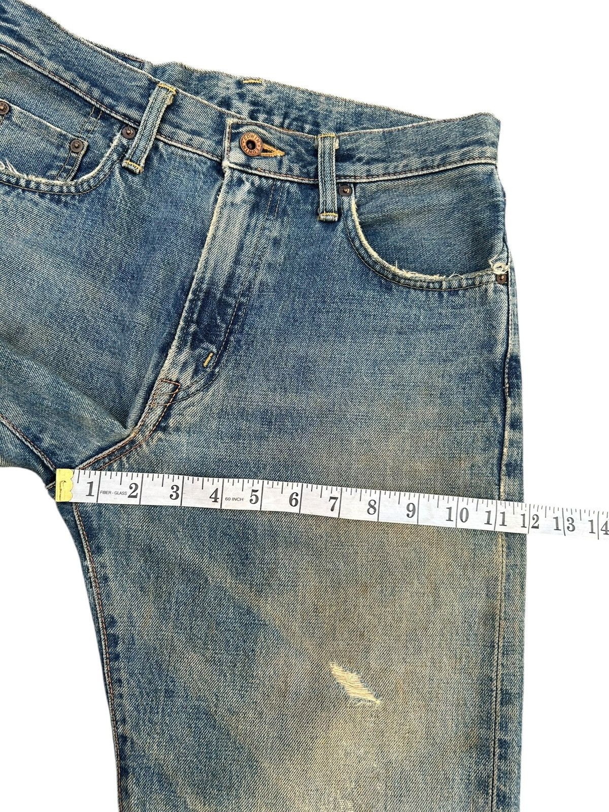Kapital Thrashed Vintage Edwin 505XX Selvedge Distressed Denim Jeans Size US 29 - 17 Thumbnail
