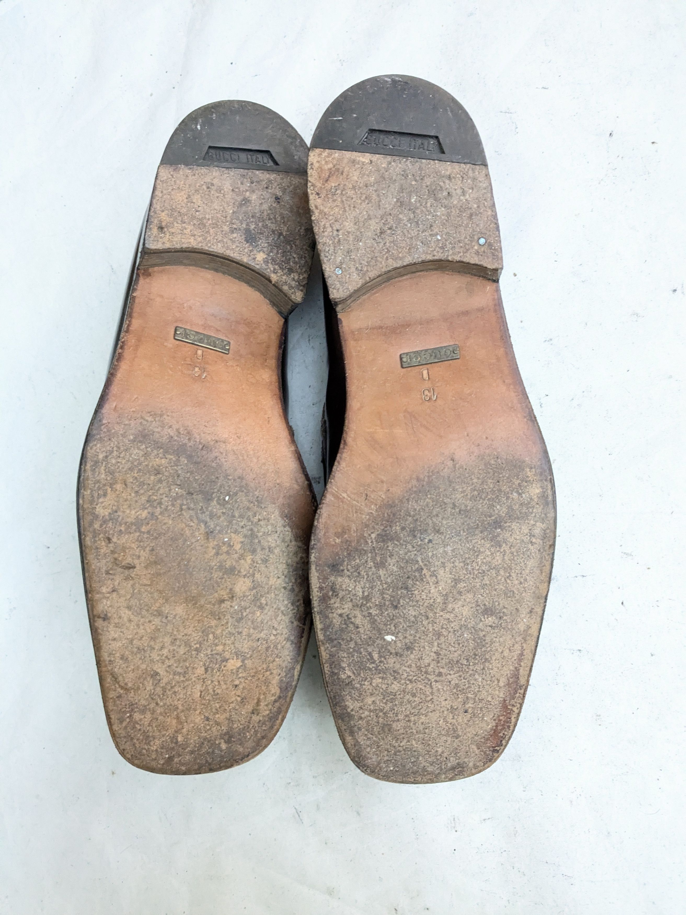 Gucci Gucci Horsebit Loafers Burgundy Leather 13 D Size US 13 / EU 46 - 11 Thumbnail