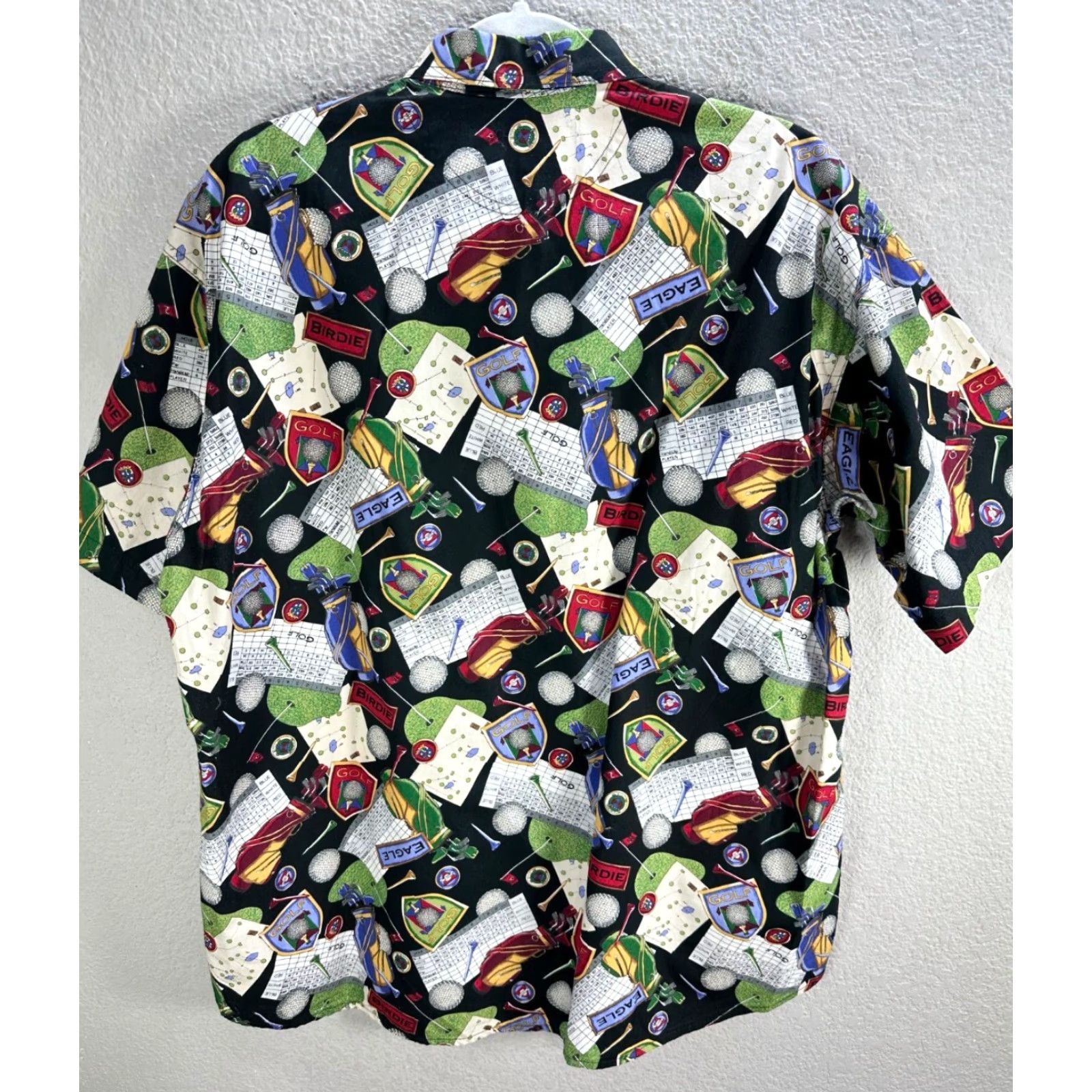 Vintage VINTAGE Key West Shirt M Black Hawaiian Golf Short Sleeve Button-Up Mens Size US M / EU 48-50 / 2 - 5 Thumbnail