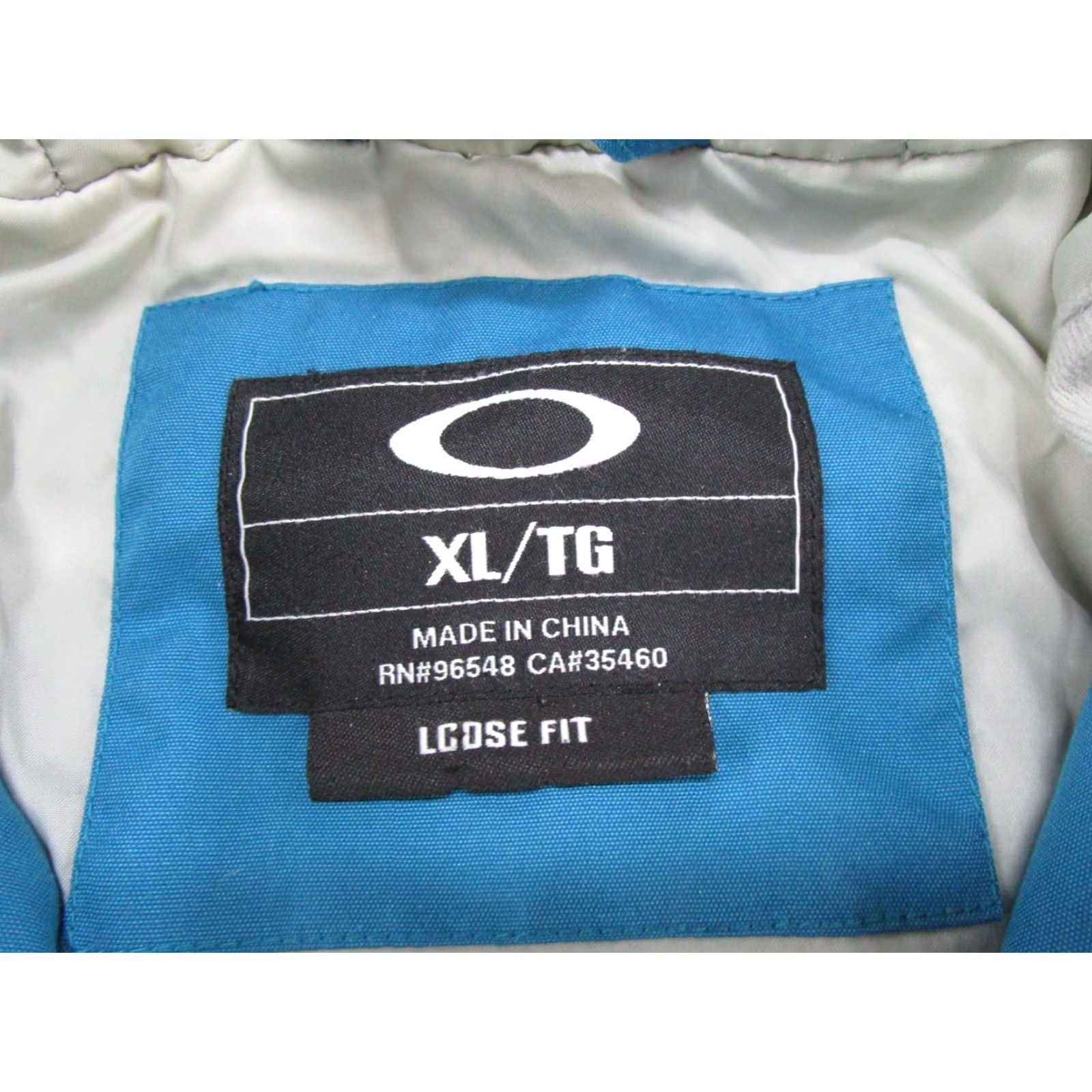 Oakley Oakley Winter Blue Hooded Loose Fit Full Zip Jacket Men's XL Size Blue Logo Pattern Sports Hooded Jacket Mens XL Size US XL / EU 56 / 4 - 2 Thumbnail