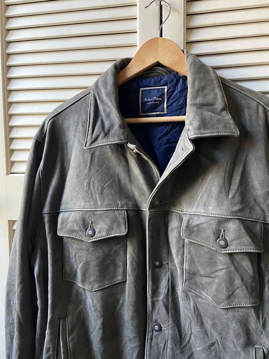 Tommy bahama hot sale leather jacket