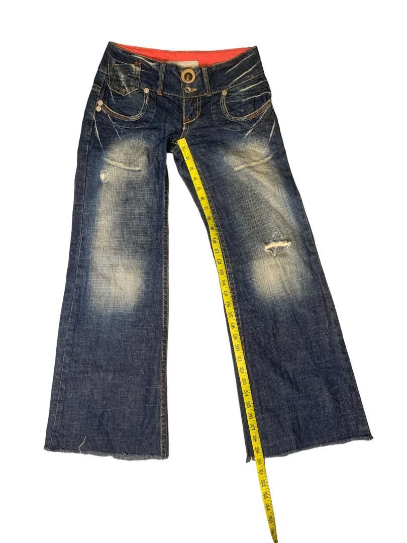 Red Pepper Distressed Denim