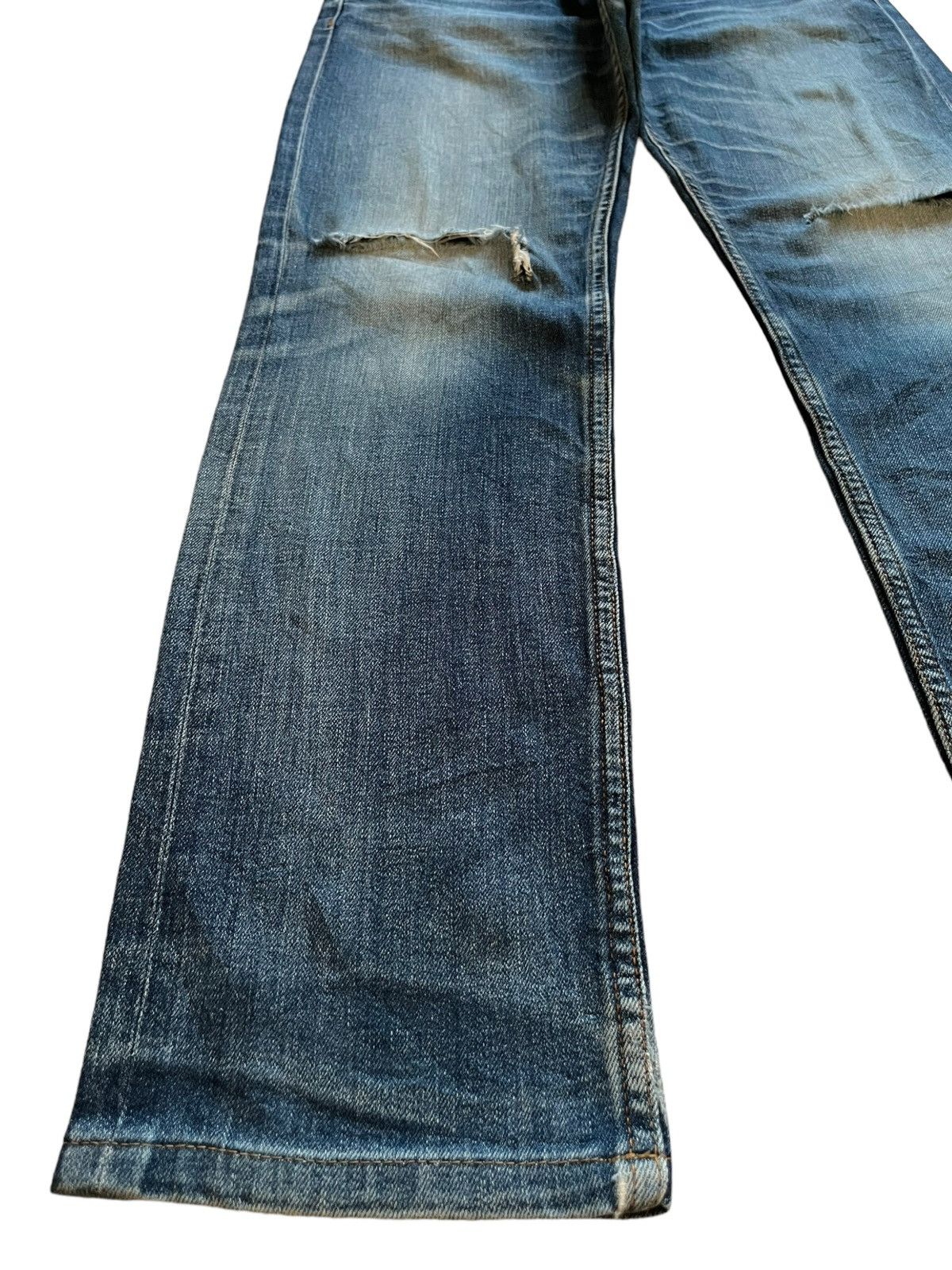 Black Label × Japanese Brand SALES🔥Vintage Black Label Selvedge Distress Jeans Size US 29 - 7 Thumbnail