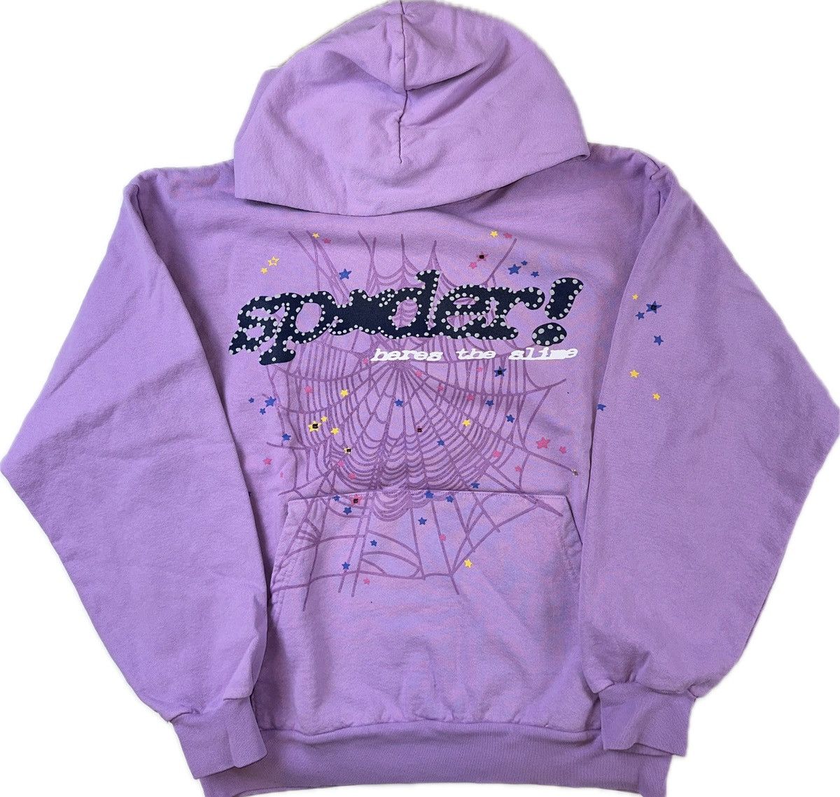 image of Spider Worldwide Sp5Der Açaí Hoodie in Purple, Men's (Size XL)