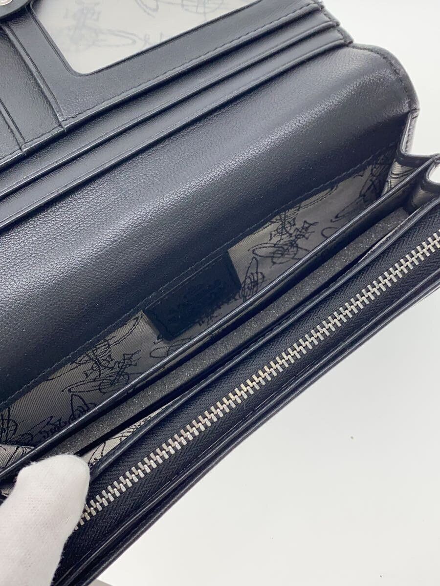 Vivienne Westwood Vivienne Westwood Emma Sheepskin Long Wallet Black Size ONE SIZE - 6 Thumbnail