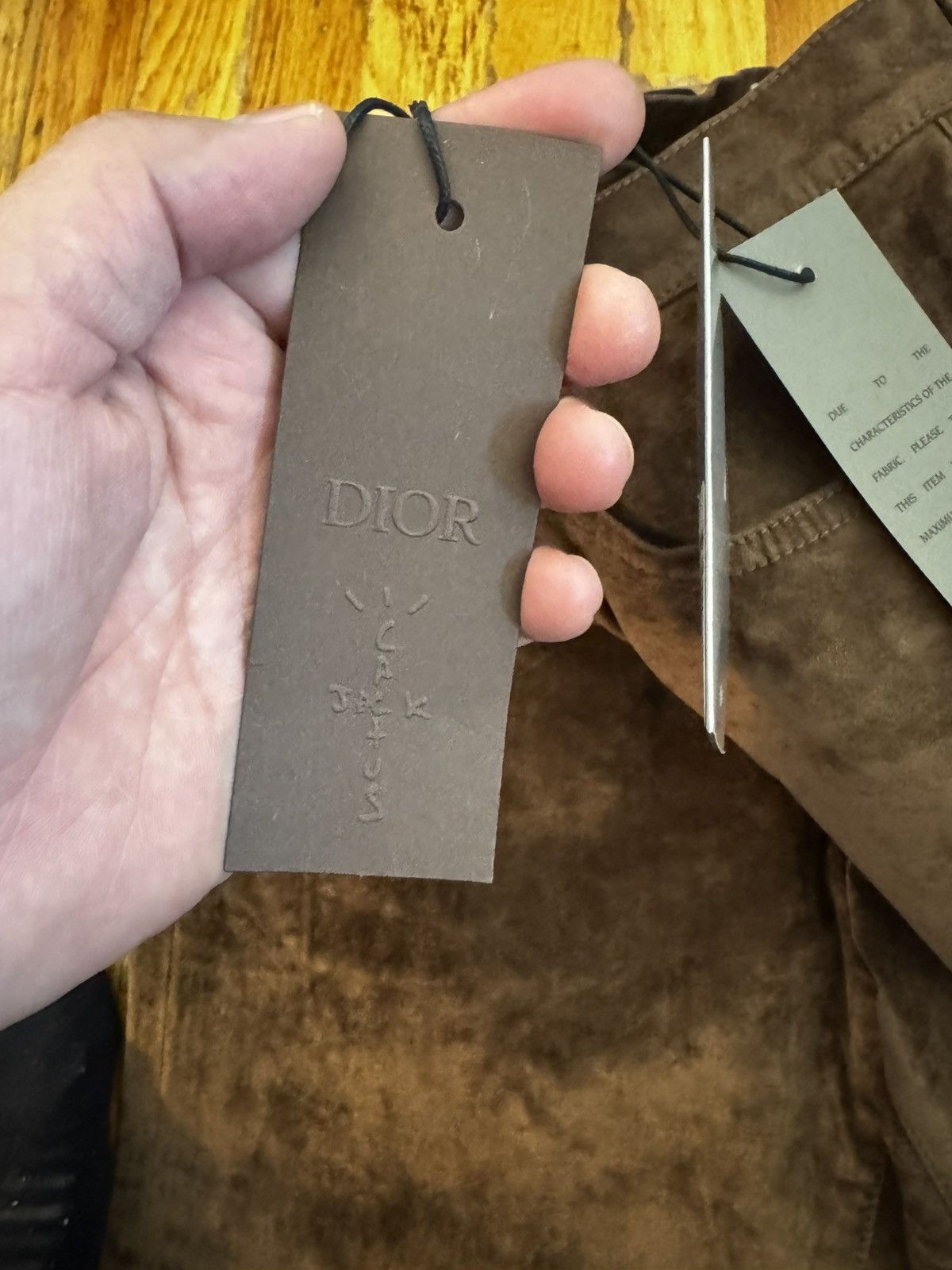 Dior × Kim Jones × Travis Scott DIOR 2022AW × CACTUS JACK SLIM FIT VELVET PANTS Size US 30 / EU 46 - 7 Thumbnail