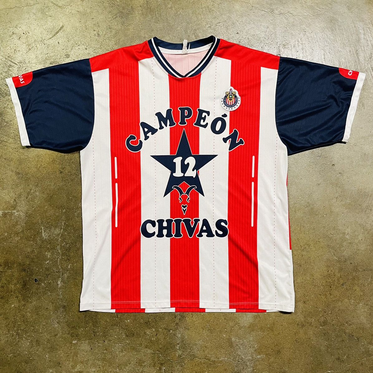 Vintage Chivas Guadalajara Mexico Soccer Jersey RARE