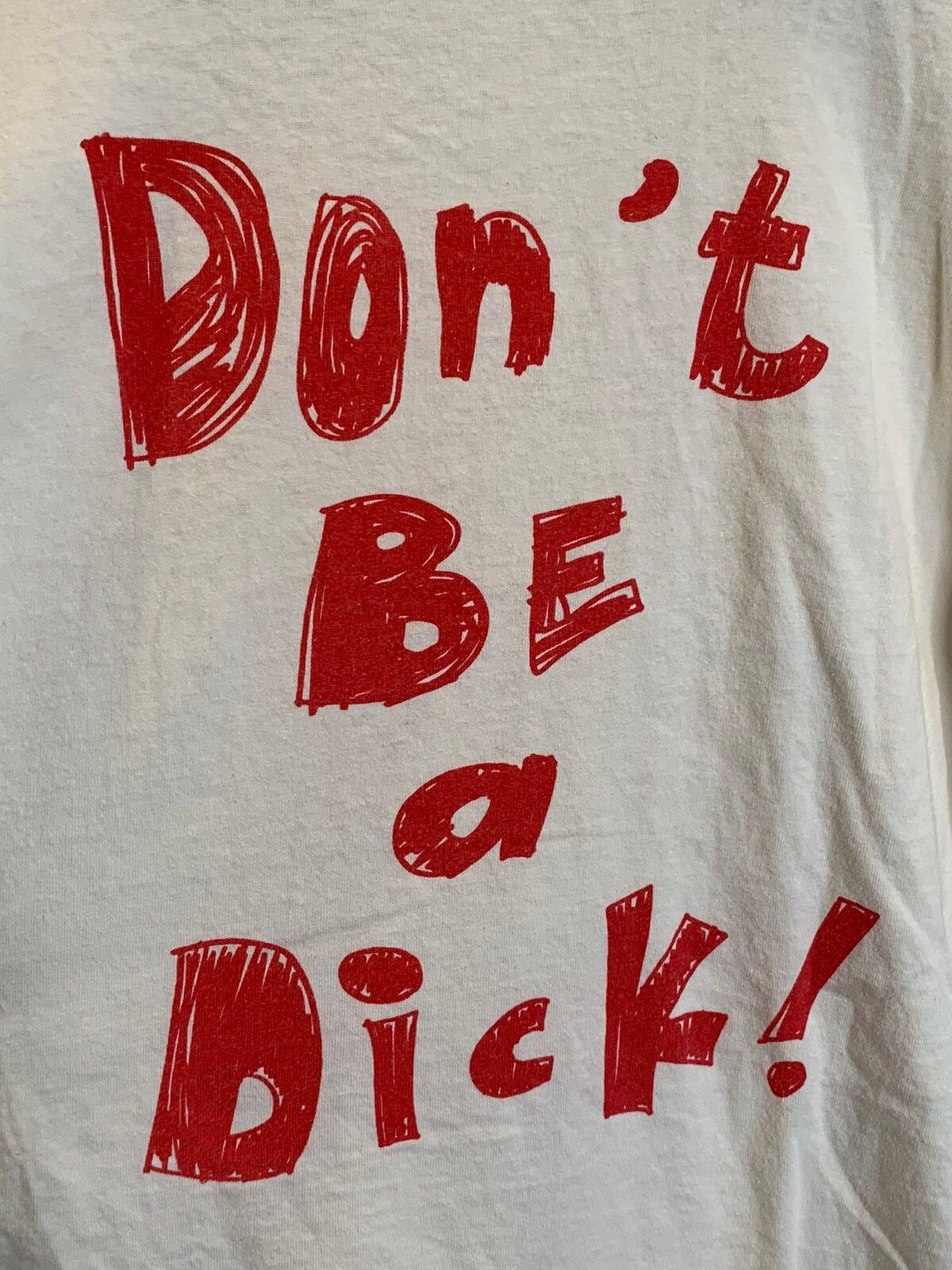 Vintage *RARE* Vintage 1988 See Dick With AIDS Don't Be A Dick