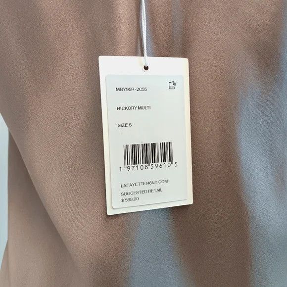 Lafayette 148 LAFAYETTE 148 NEW YORK Silk Hickory Charmeuse Bias Tank- (S) Size S / US 4 / IT 40 - 9 Thumbnail
