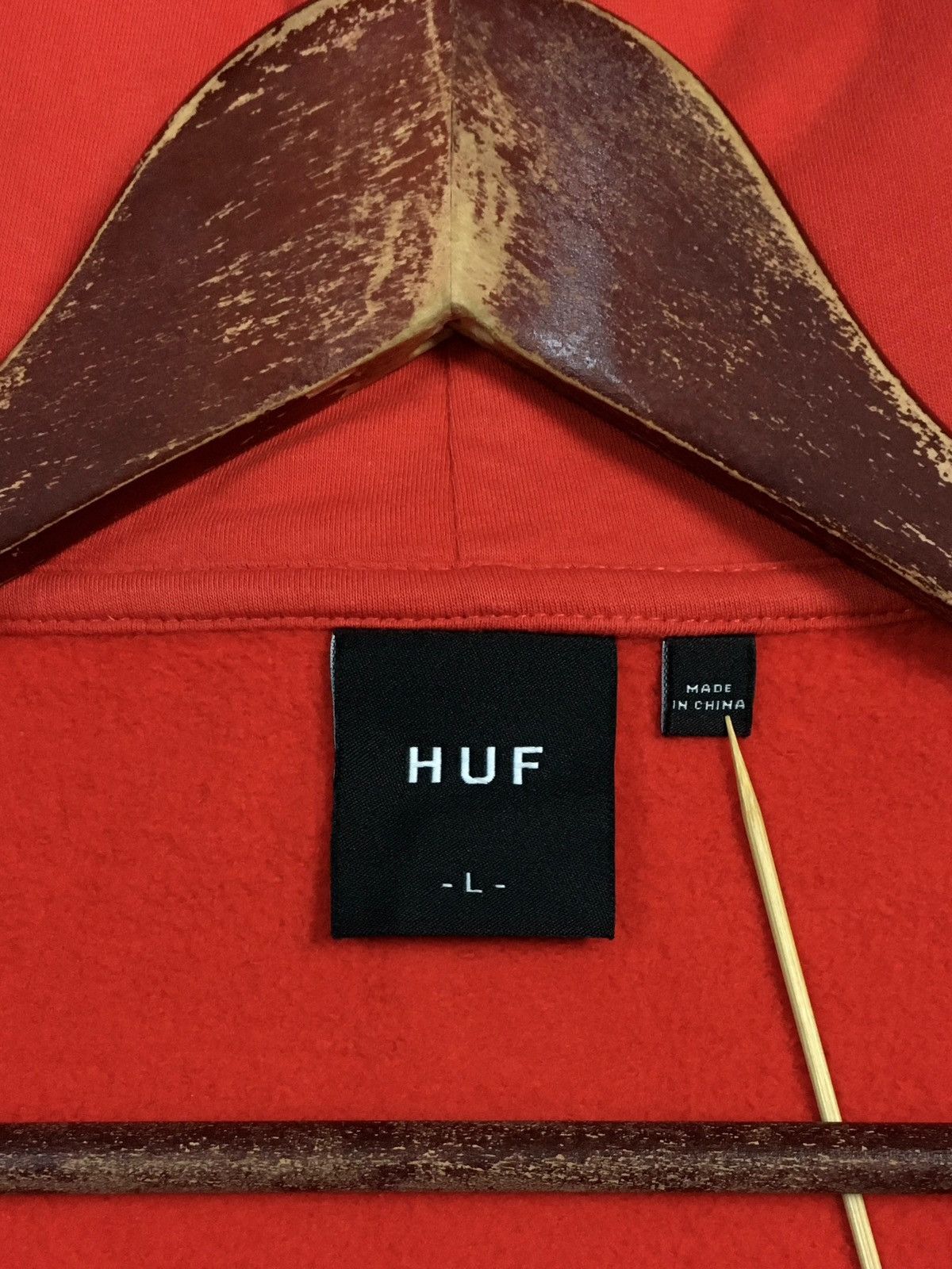 Huf hoodie HUF Worldwide Since 2002 Sweatshirt vintage y2k skate Size US L / EU 52-54 / 3 - 7 Thumbnail
