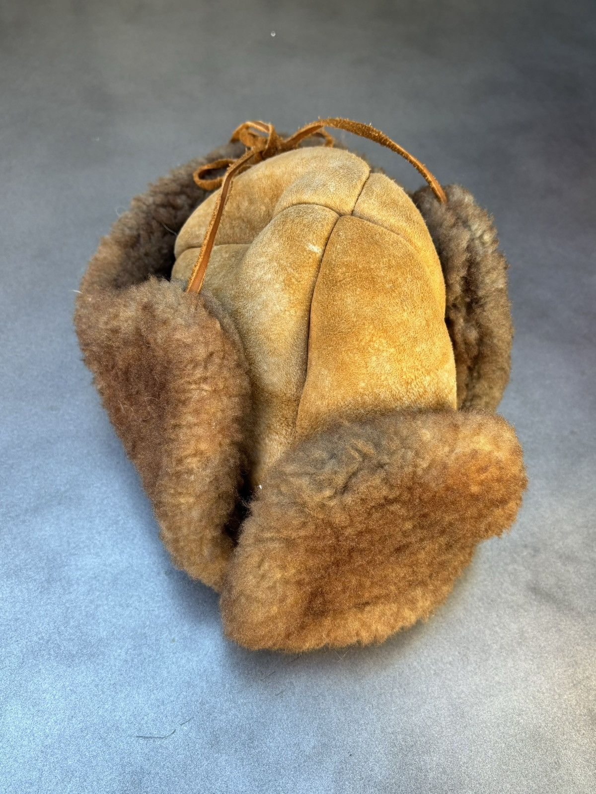 Vintage Vintage Shearling Trapper Sheepskin Ushanka Aviator Hunting Size ONE SIZE - 20 Thumbnail