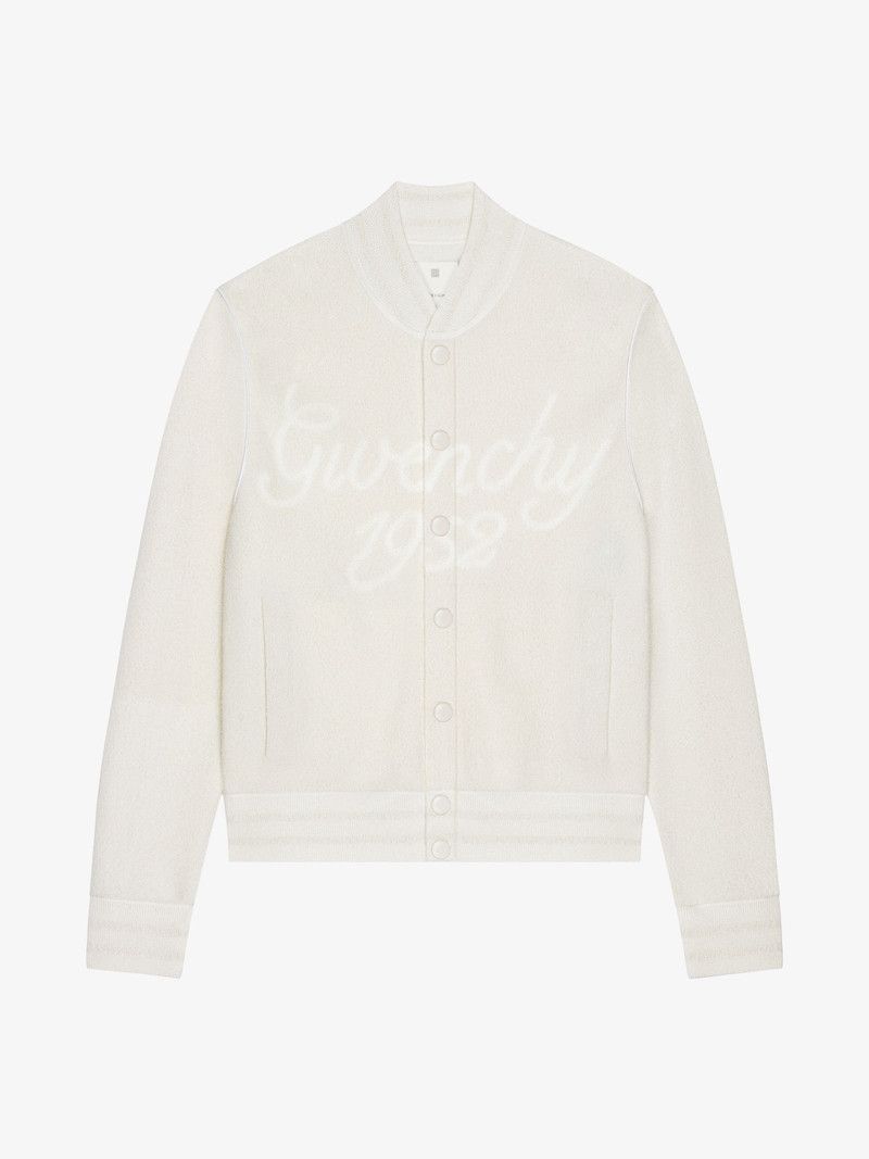Givenchy o1srvl11e0326 Bomber Jacket in Ivory Size US S / EU 44-46 / 1 - 1 Thumbnail