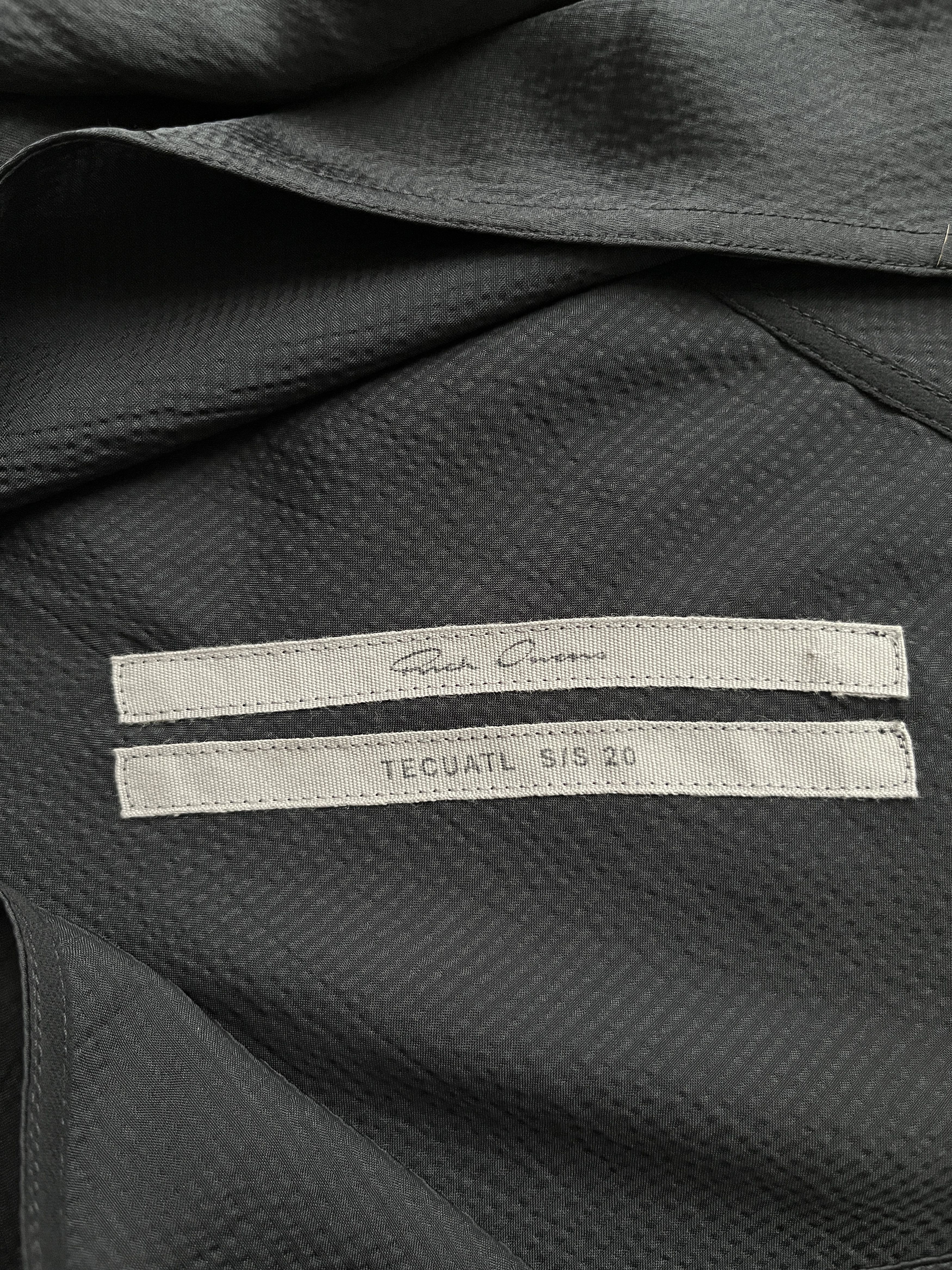 Rick Owens ⚡️QUICK SALE⚡️2020 Rick Owens Tecuatl Black V-Neck Dress Size S / US 4 / IT 40 - 3 Thumbnail
