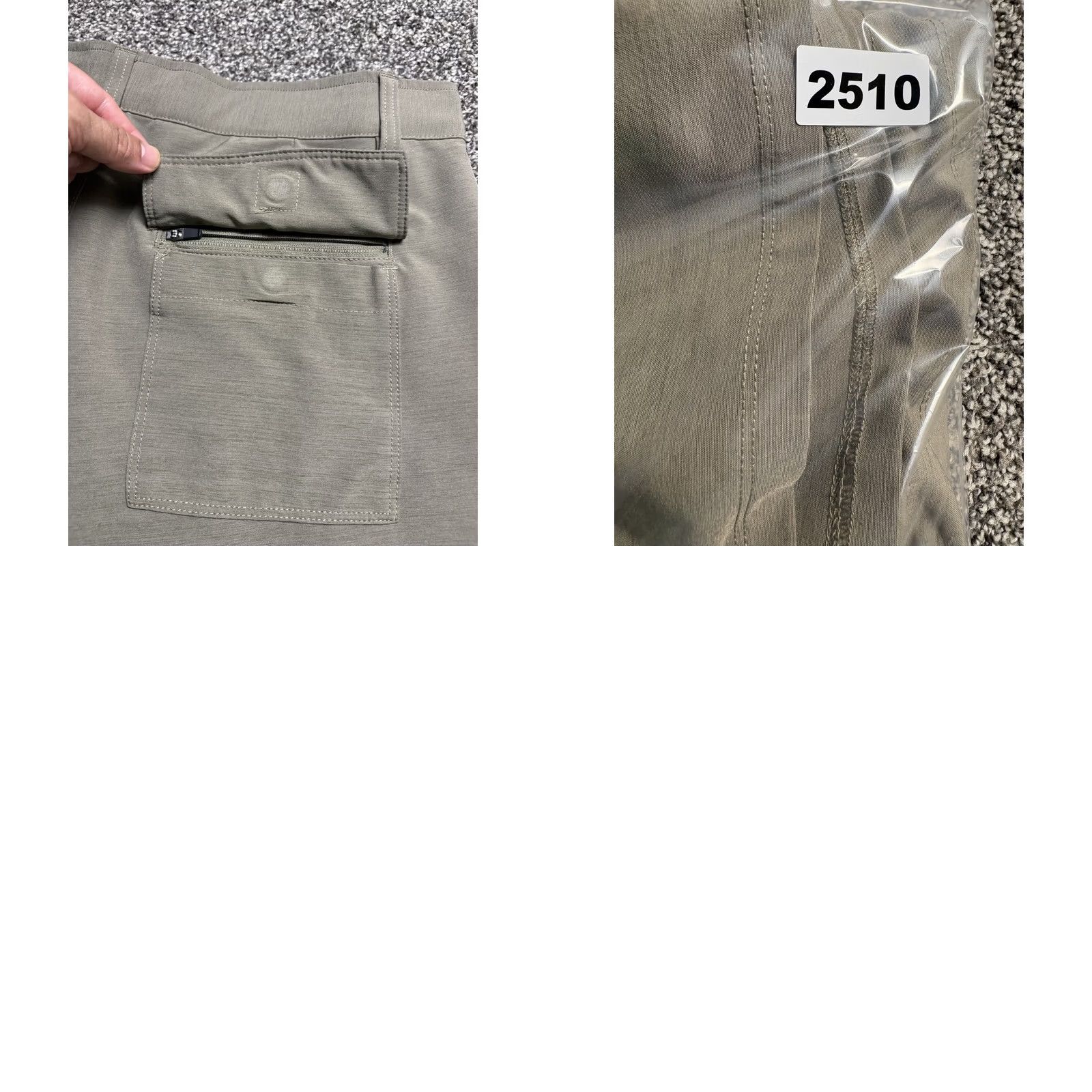Vintage BYLT Kinetic Shorts Mens XL Heather Beige Golf Stretch Magnetic Pocket Casual Chino 9in Inseam Athletic Pockets Logo Size US 36 / EU 52 - 9 Thumbnail