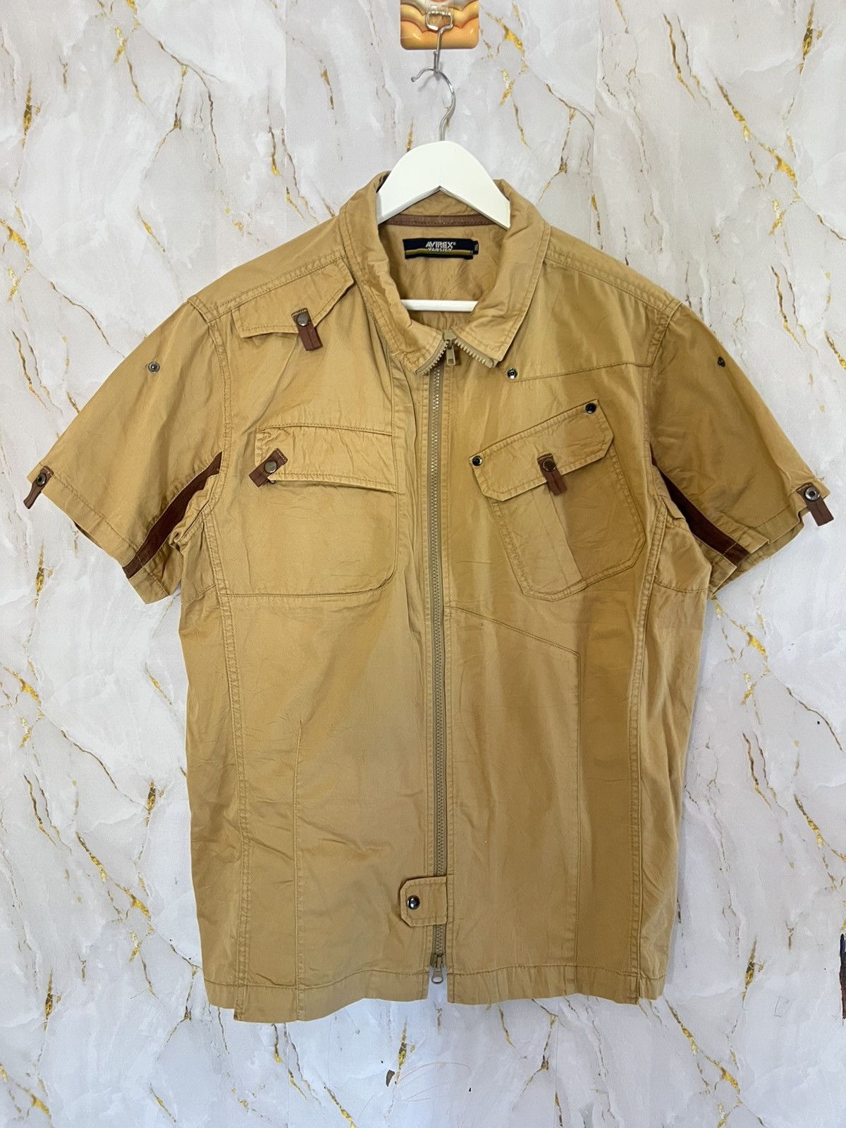 Avirex AVIREX SHIRT ZIP UP Size US XXL / EU 58 / 5 - 1 Thumbnail