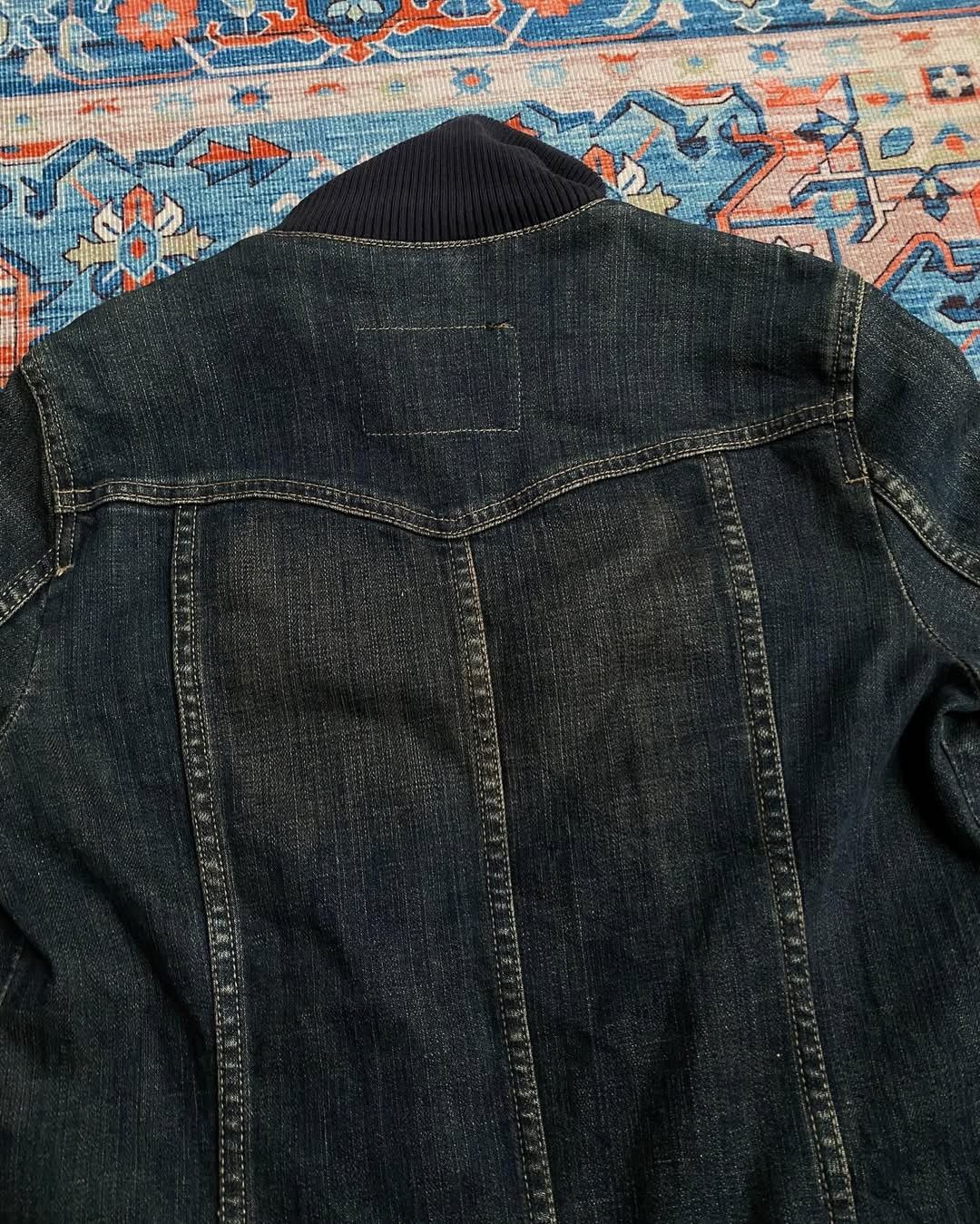 Hysteric Glamour 2000s Jack and Jill - Grunge studded mud wash denim jacket Size US S / EU 44-46 / 1 - 6 Thumbnail