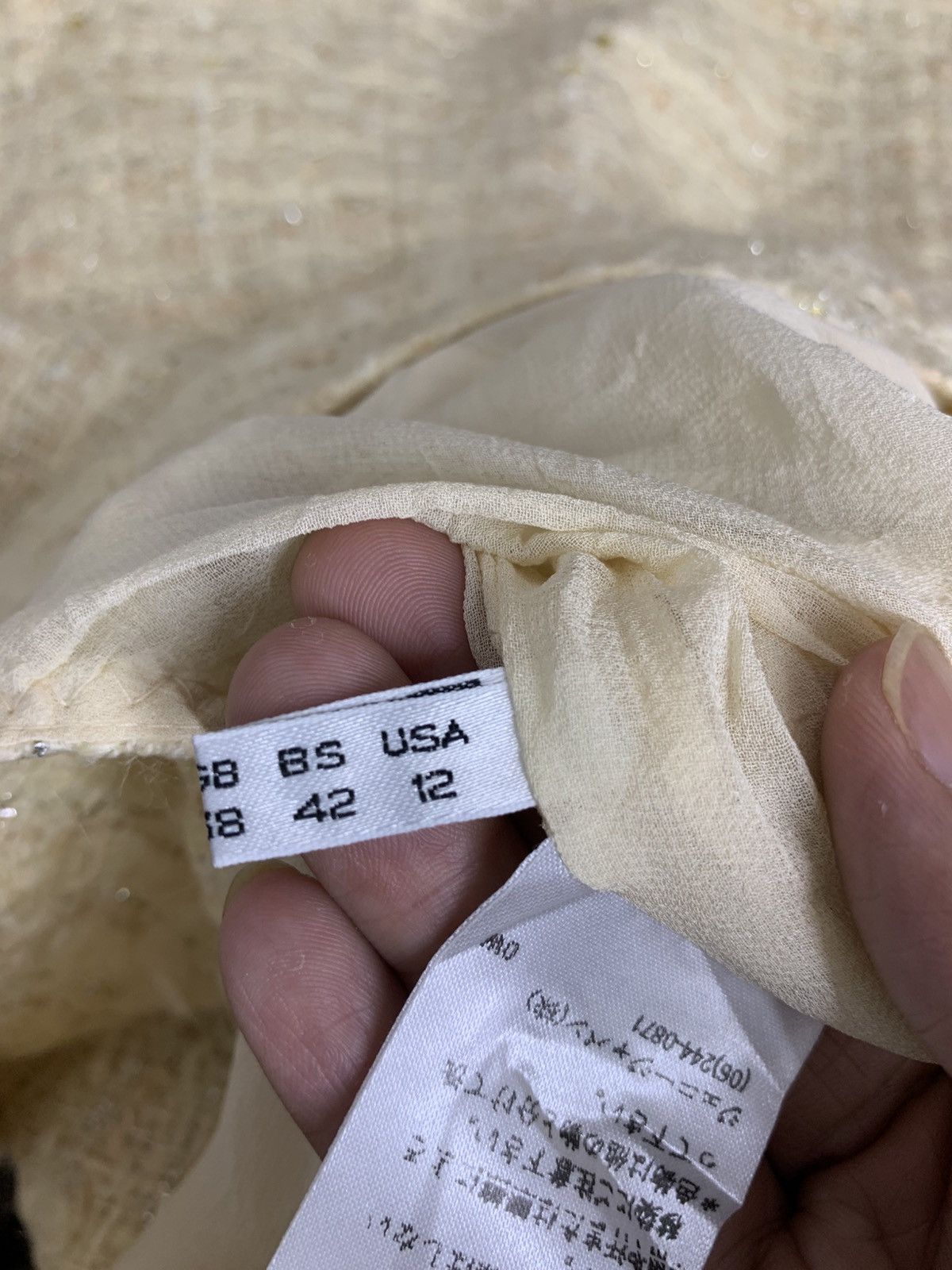 Versace Vintage Tweed Silk GENNY by Gianni Versace Maxi Dress Size XL / US 12-14 / IT 48-50 - 13 Thumbnail