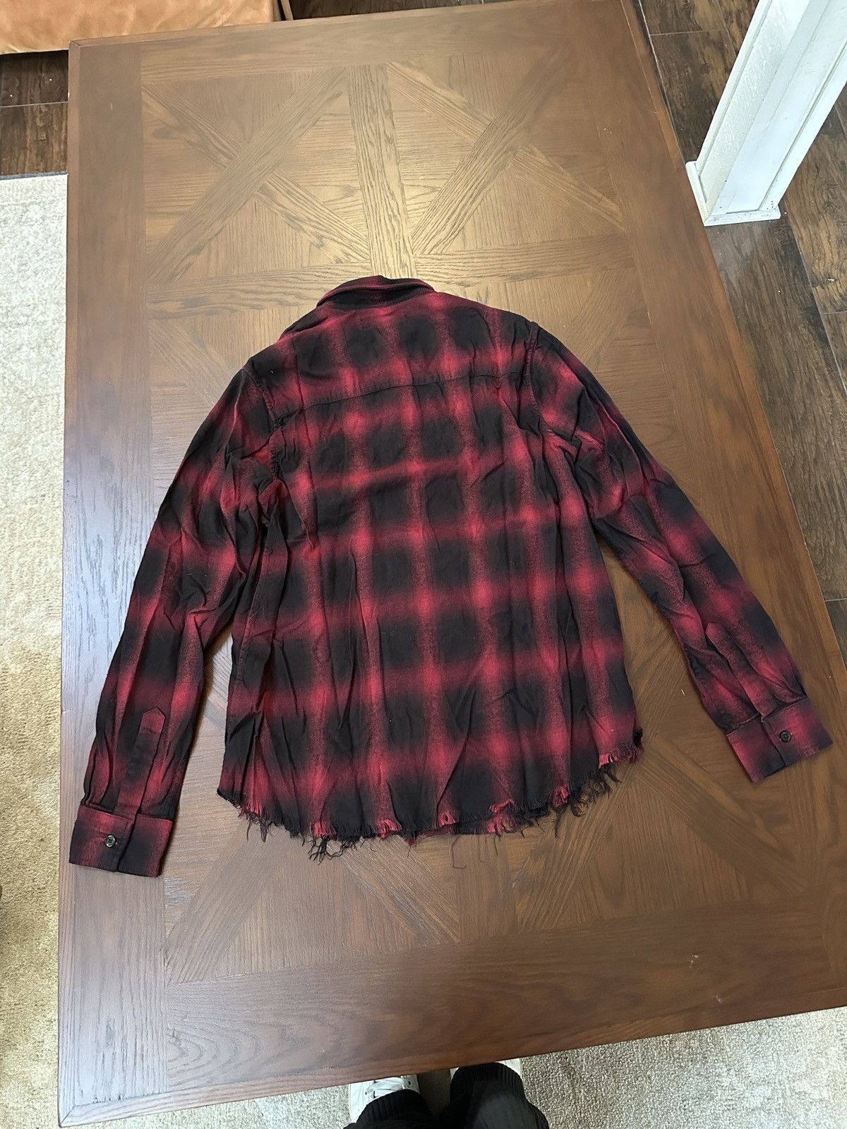 Amiri Amiri Distressed Flannel Size US XS / EU 42 / 0 - 4 Thumbnail