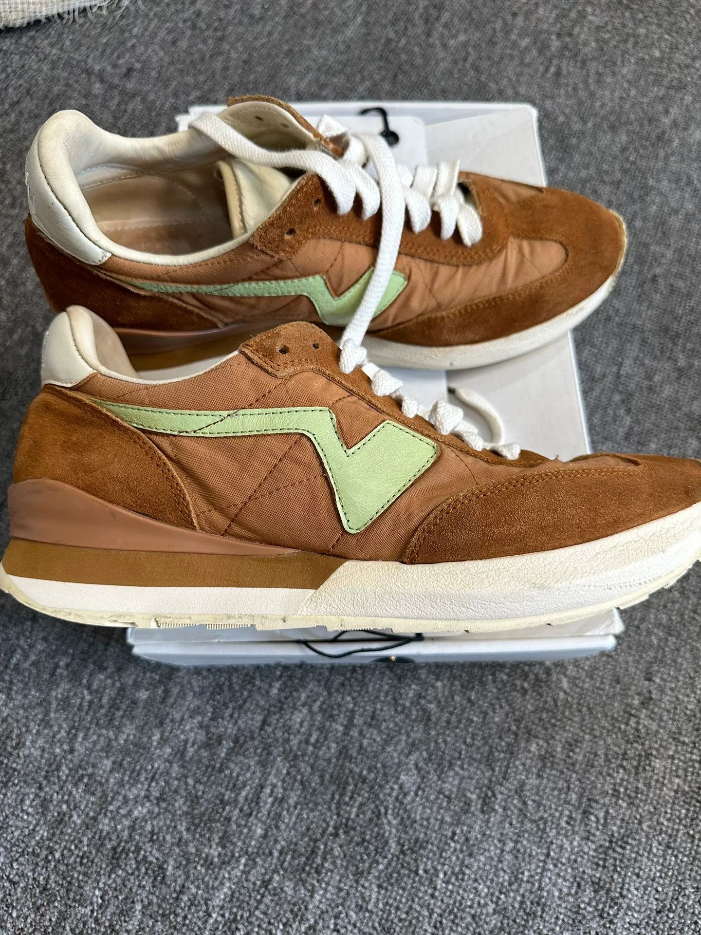 Visvim visvim fkt runner sneakers in brown Size US 11 / EU 44 - 1 Thumbnail
