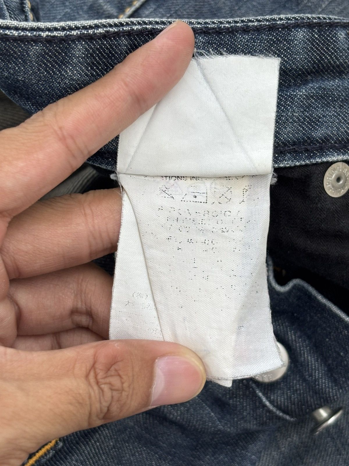 Raf Simons RAF Raw Indigo Denim Jeans Size US 29 - 12 Thumbnail