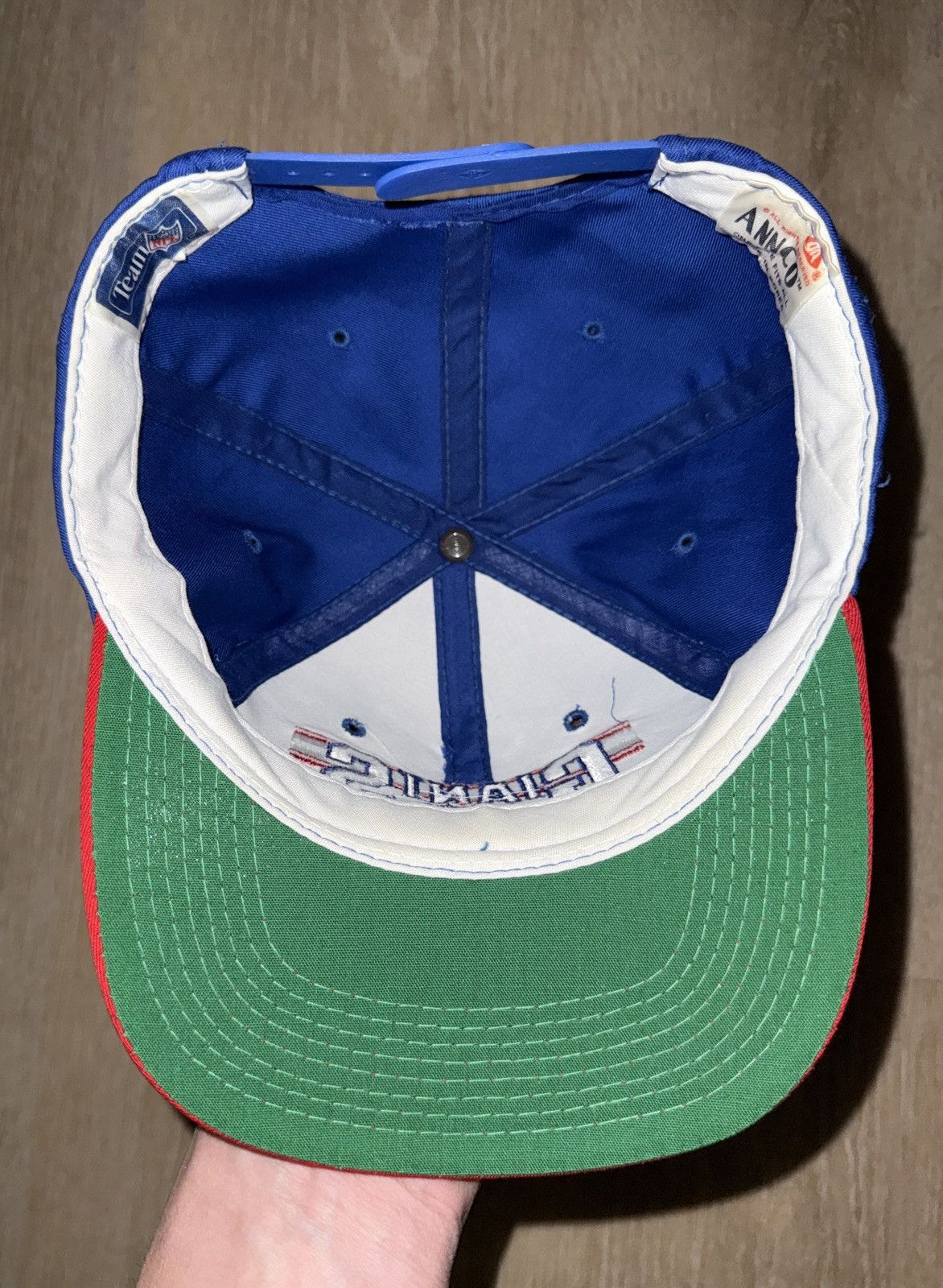 NFL Vintage 90’s New York Giants Annco SnapBack Hat Size ONE SIZE - 5 Thumbnail
