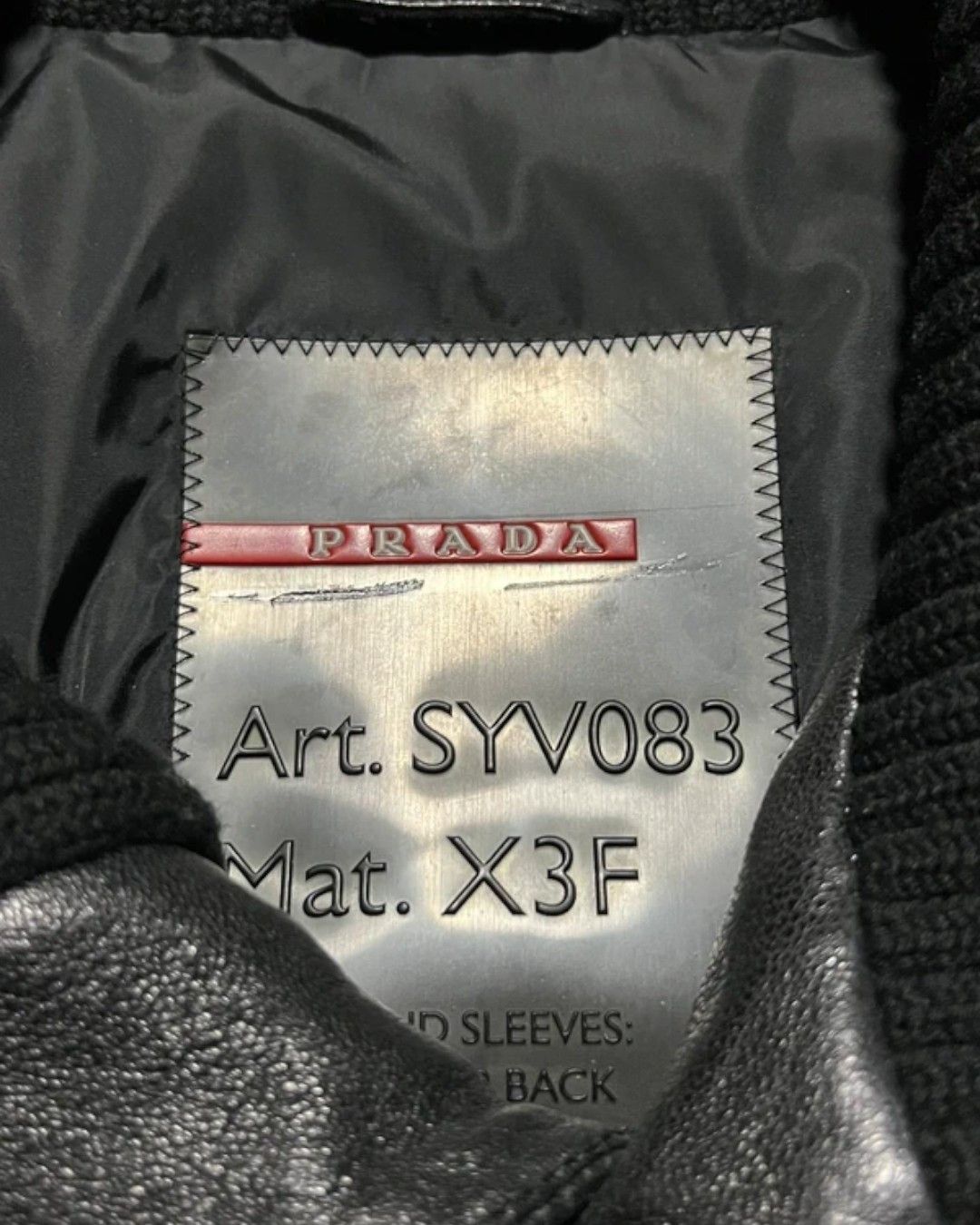Prada RARE PRADA SPORT LEATHER FRONT WOOL JACKET Size US L / EU 52-54 / 3 - 4 Thumbnail