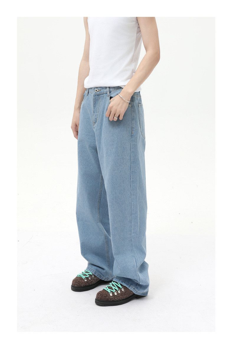 Japanese Brand × Jean Japanese retro all-match loose casual jeans Size US 32 / EU 48 - 5 Thumbnail