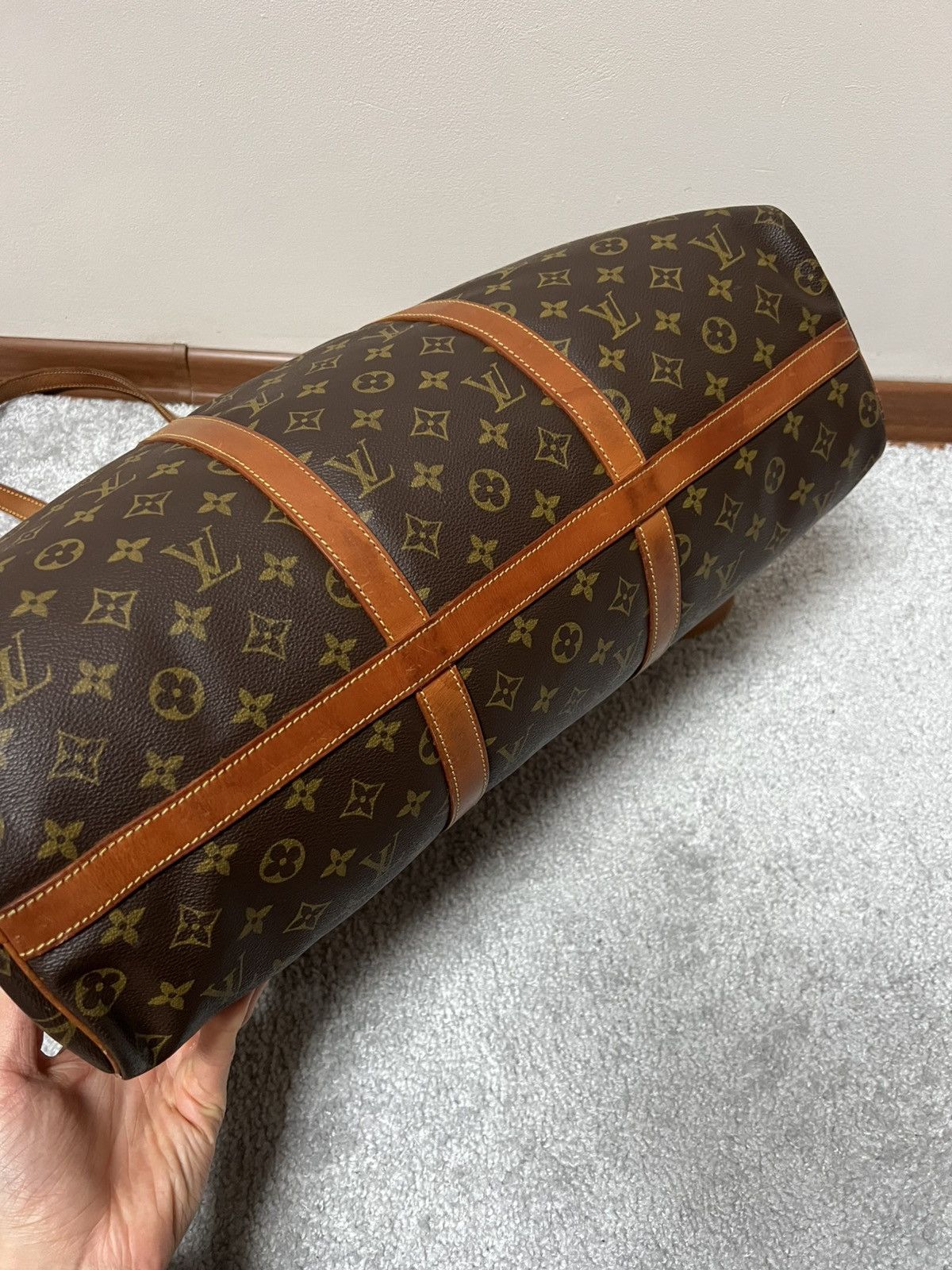 Louis Vuitton Louis Vuitton Flanery 50 Brown Monogram Shoulder Bag Size ONE SIZE - 10 Thumbnail